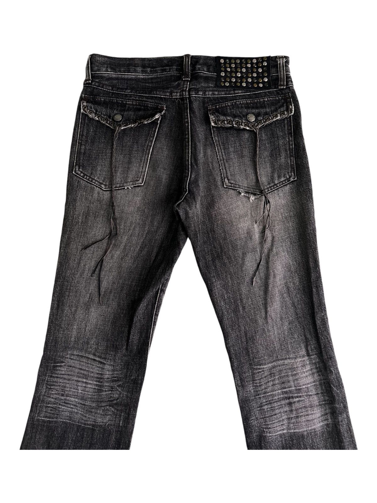 archive SCHLÜSSEL black flare denim