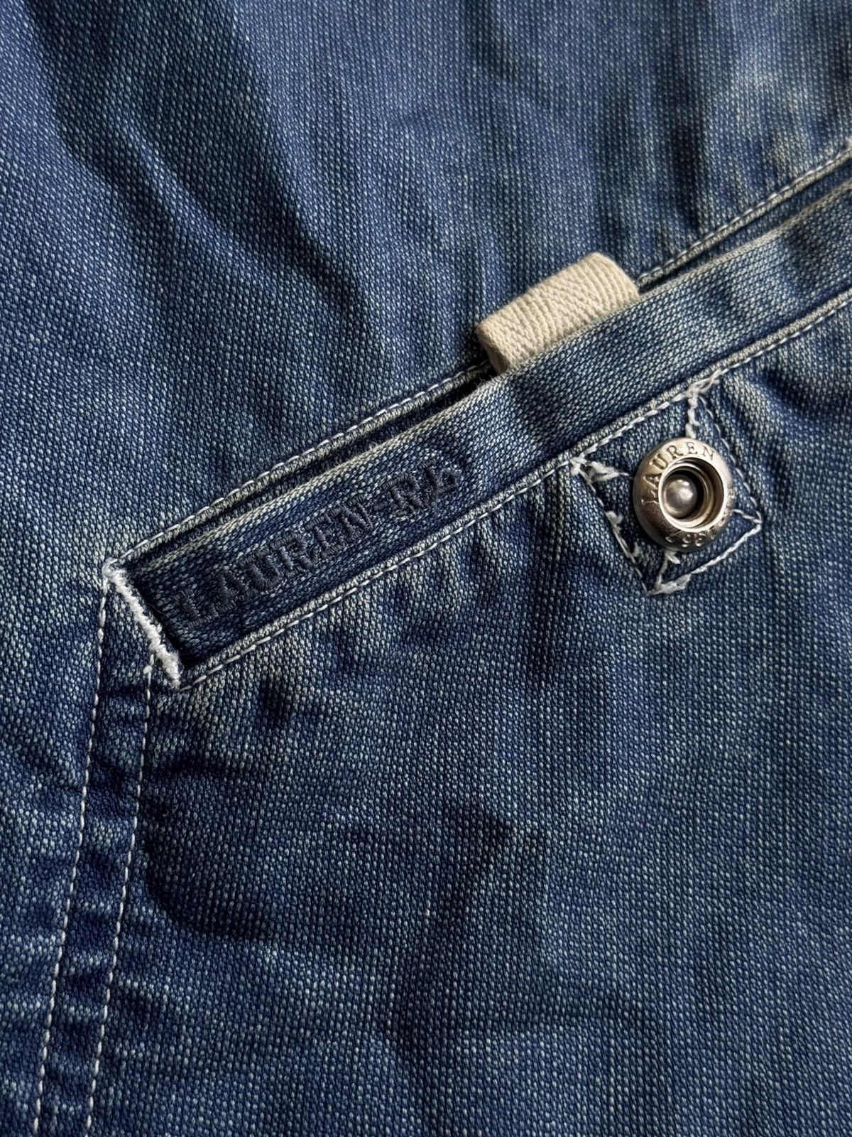 Ralph Lauren Vintage 90s ralph lauren denim chore jacket Size US M / EU 48-50 / 2 - 4 Thumbnail