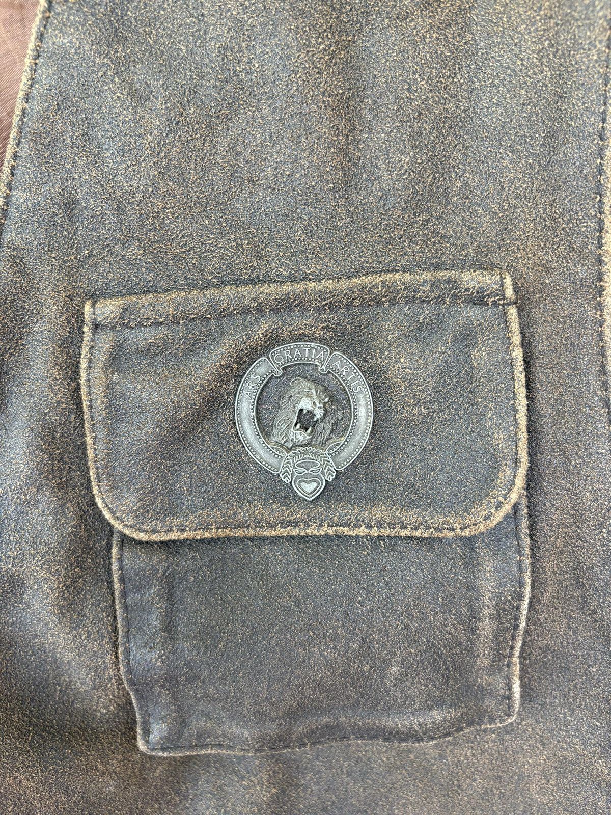Other Vintage MGM Metro Goldwyn Mayer leather Vest Design Size US M / EU 48-50 / 2 - 7 Thumbnail
