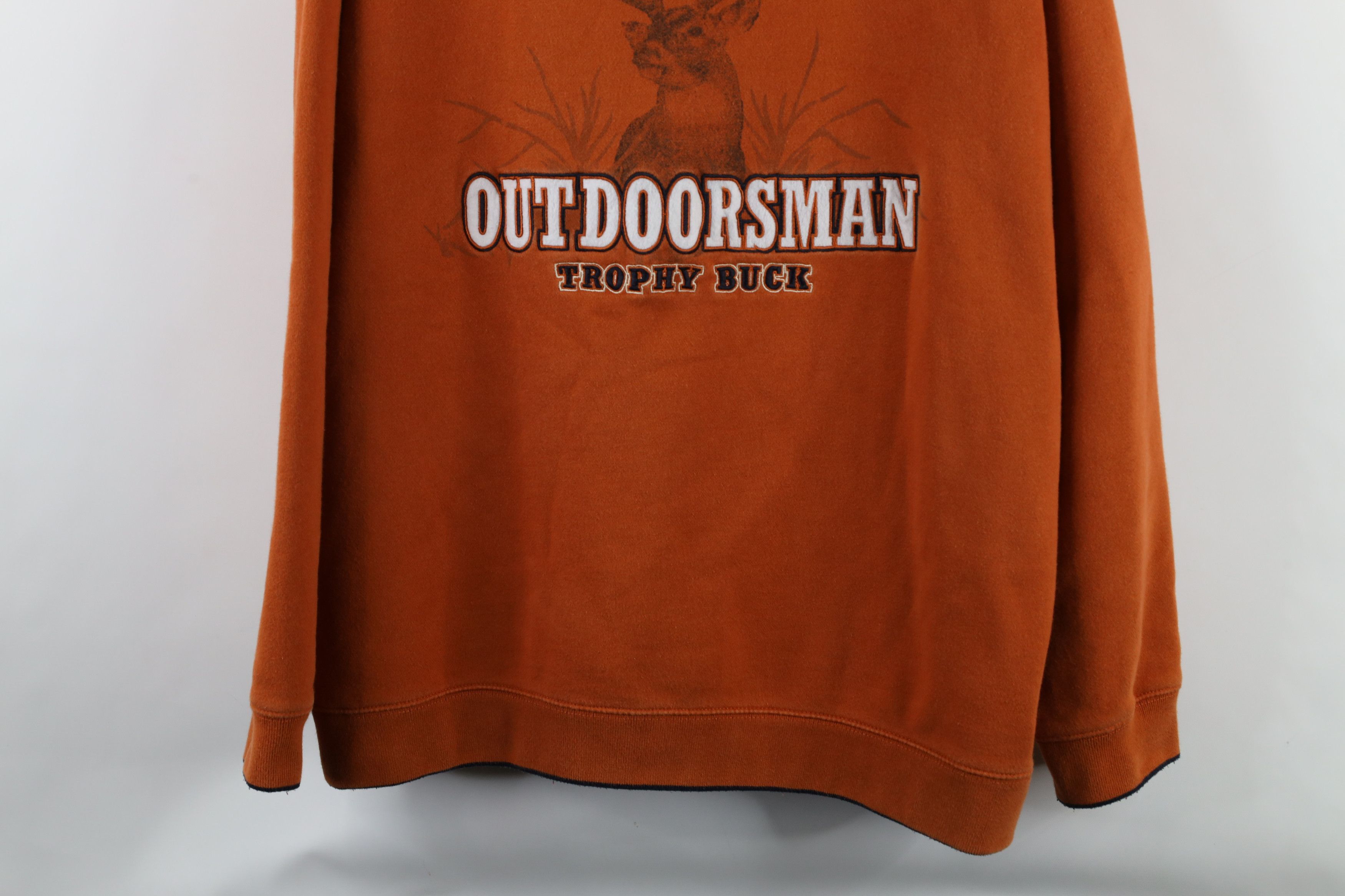 Vintage Vintage Streetwear Outdoorsman Buck Heavyweight Sweatshirt Size US L / EU 52-54 / 3 - 3 Thumbnail