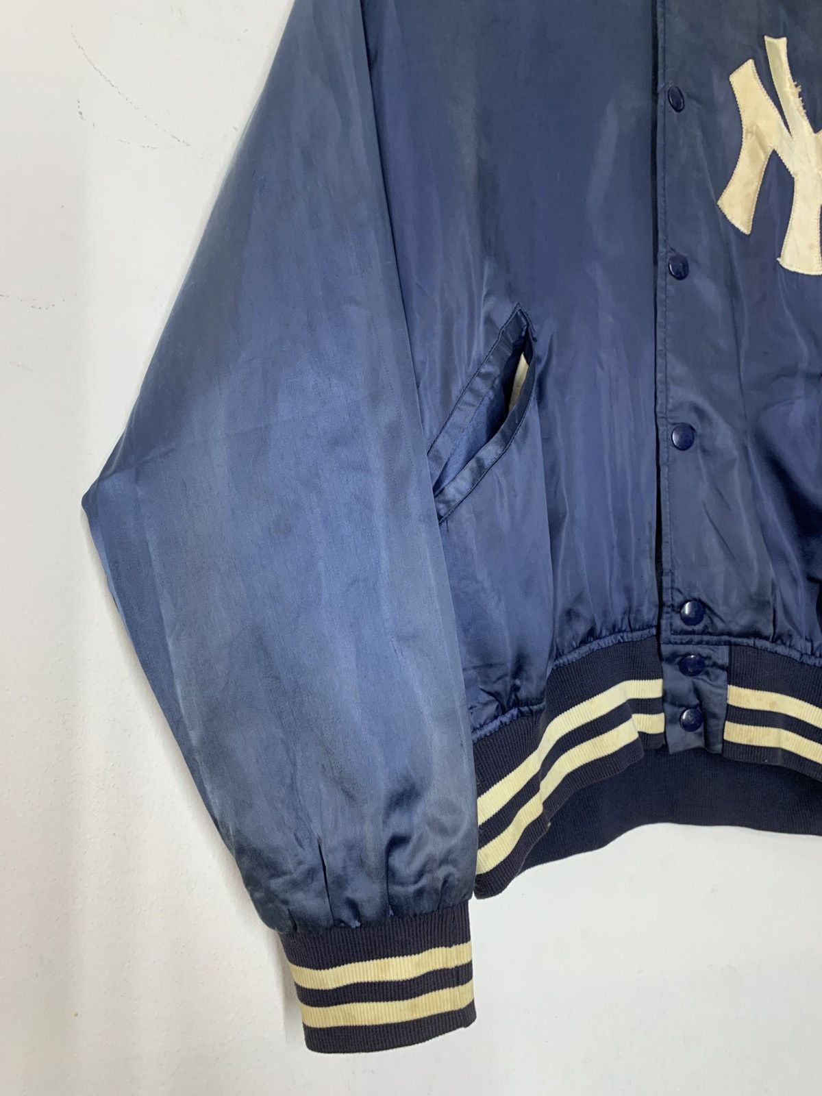 New York Yankees Vintage 70’s NY Yankees Satin Varsity Jacket Size US M / EU 48-50 / 2 - 7 Thumbnail