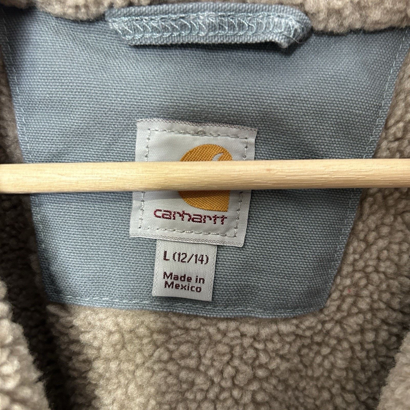 Carhartt Carhartt Sherpa-Lined Hooded Detroit Jacket “Sea Glass” Size L / US 10 / IT 46 - 6 Thumbnail