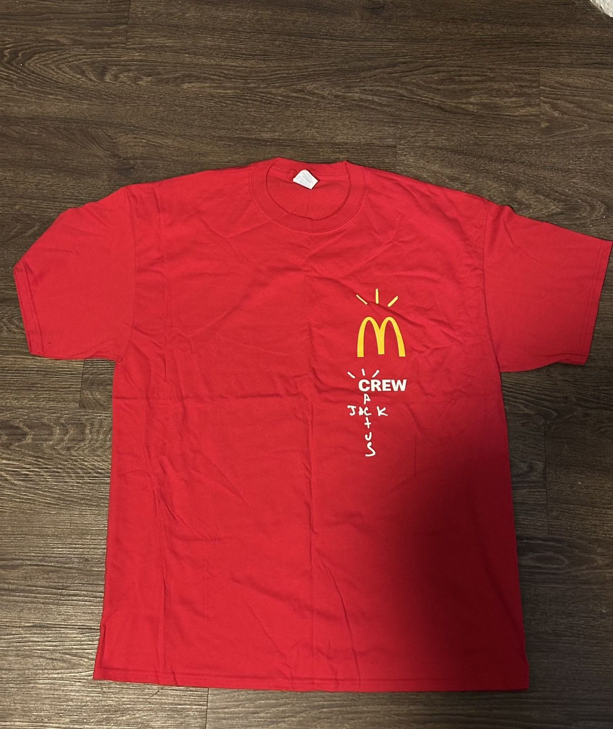 Travis Scott Travis Scott X Cactus Jack X Mcdonald’s Work T-shirt Size US XL / EU 56 / 4 - 1 Thumbnail