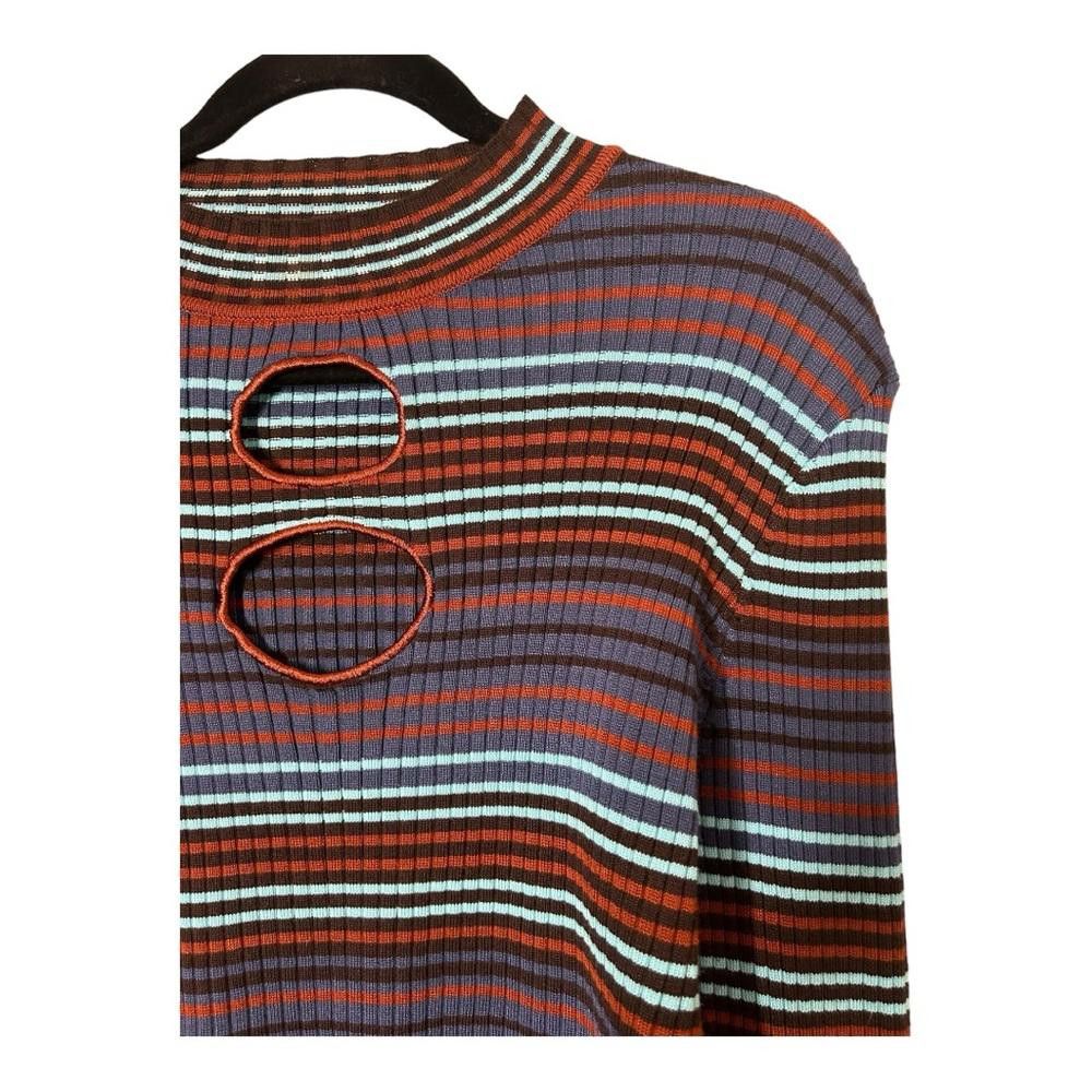 Madden NYC Madden NYC l Cut Out Ribbed Sweater XXL Size XXL / US 16-18 / IT 52-54 - 3 Thumbnail