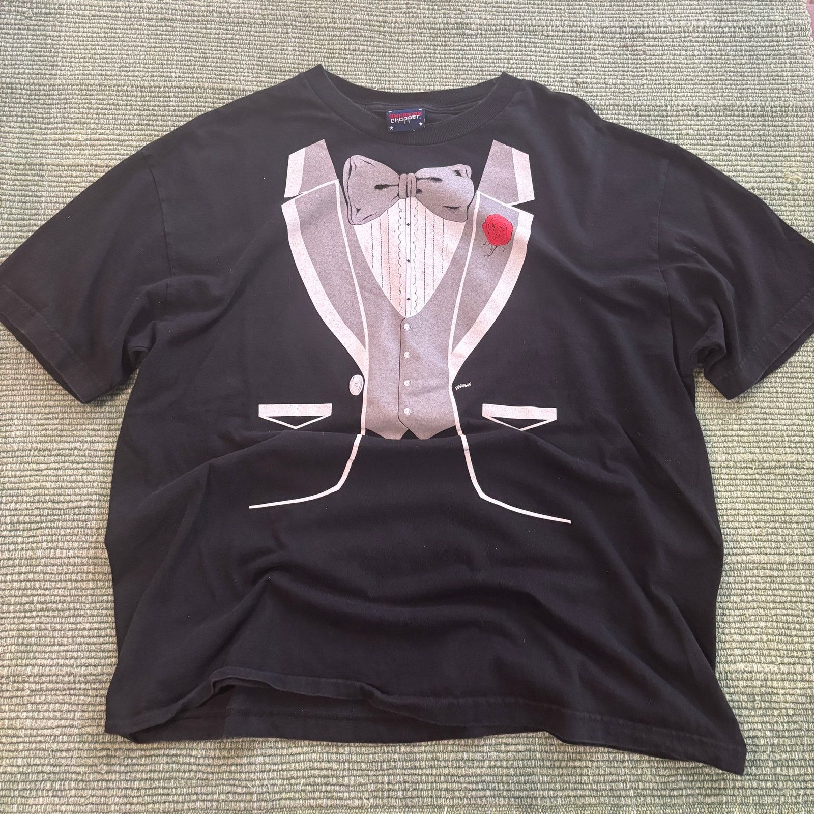 Vintage Vintage Y2K American Choppers Tuxedo Tee Shirt Sz L/XL Size US L / EU 52-54 / 3 - 1 Thumbnail