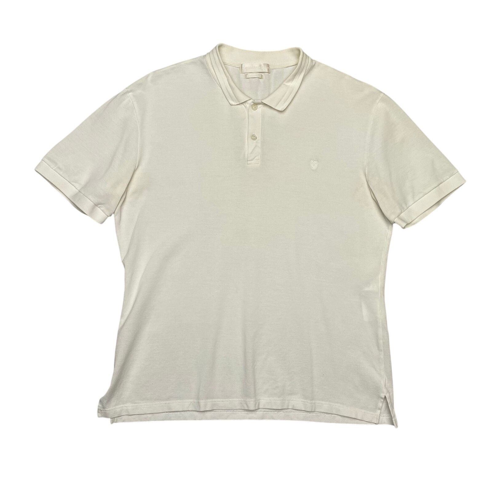 Alexander McQueen Alexander McQueen Skull Pique Poli Shirt Large Quiet Luxury Size US L / EU 52-54 / 3 - 1 Thumbnail