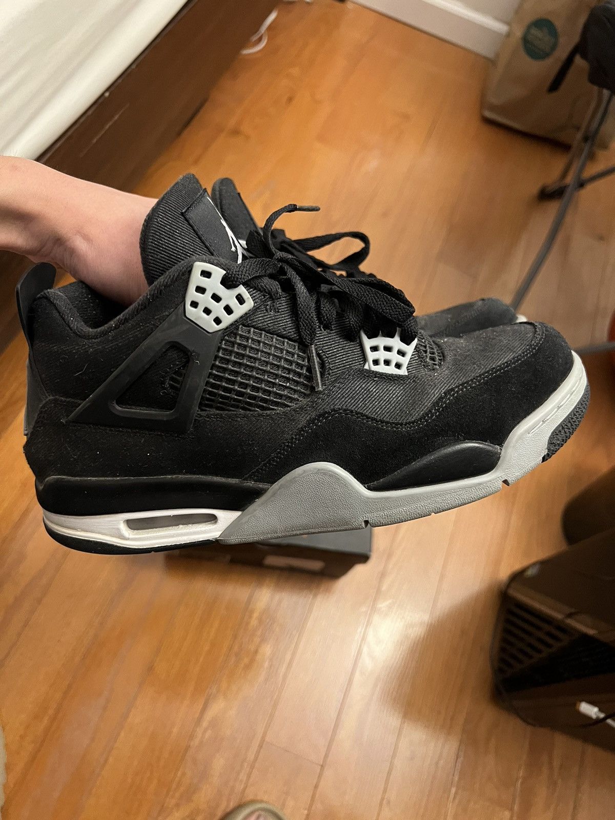 Jordan Brand Air jordan 4 retro se black canvas sz 9.5 Size US 9.5 / EU 42-43 - 7 Thumbnail