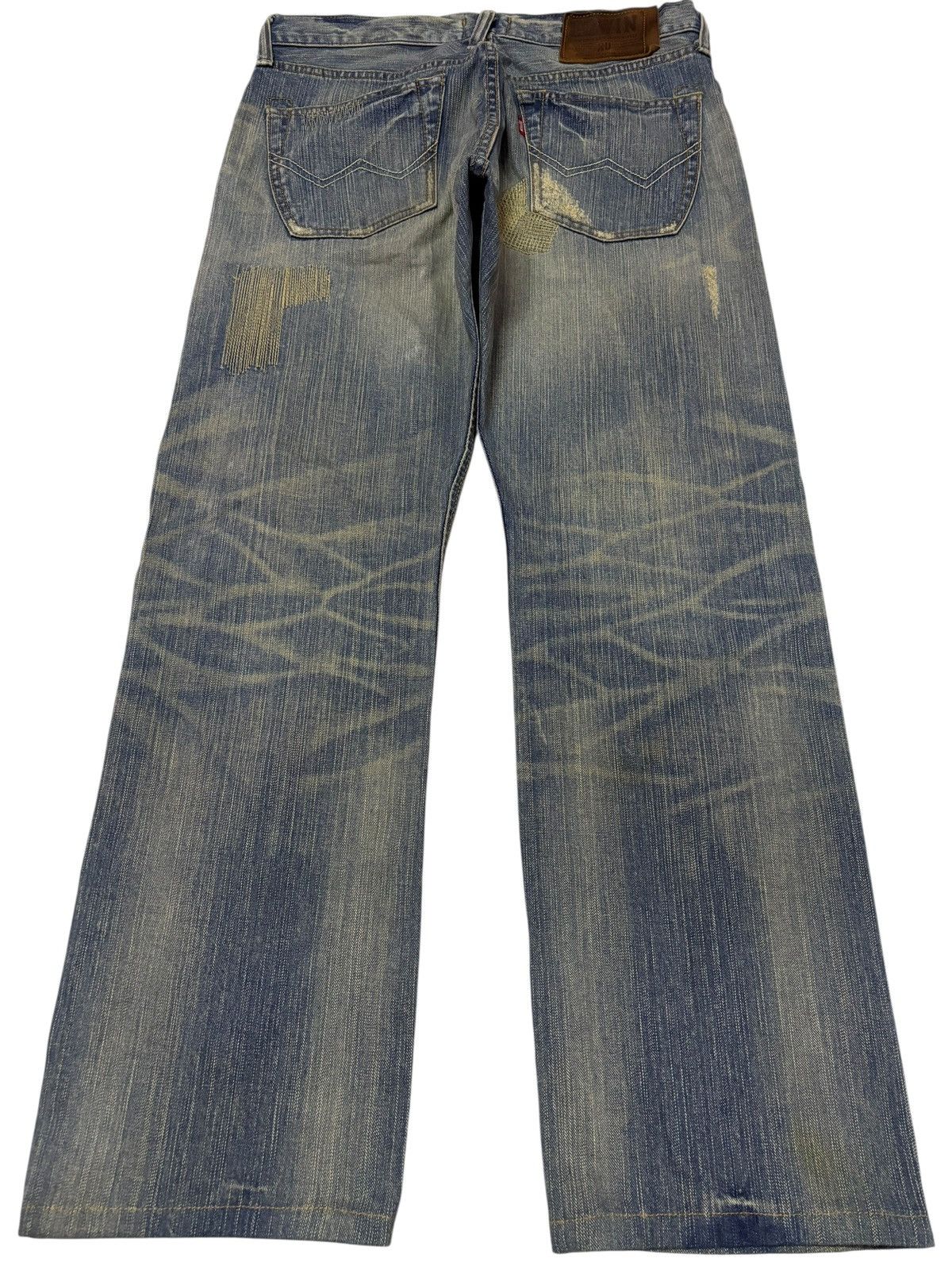Edwin Vtg Edwin XV Japan 403 Distressed Jeans Size US 32 / EU 48 - 2 Thumbnail