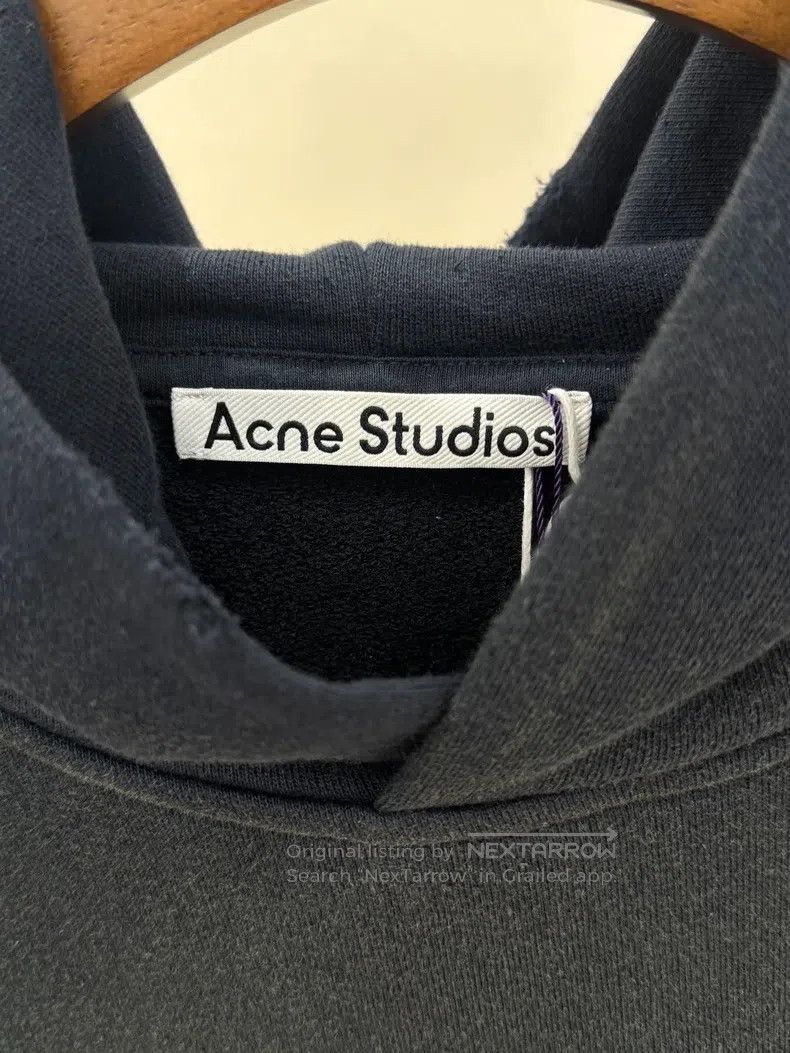 Acne Studios Acne Studios 1996 Vintage Design Hooded Sweatshirt Navy Size XS / US 0-2 / IT 36-38 - 6 Thumbnail
