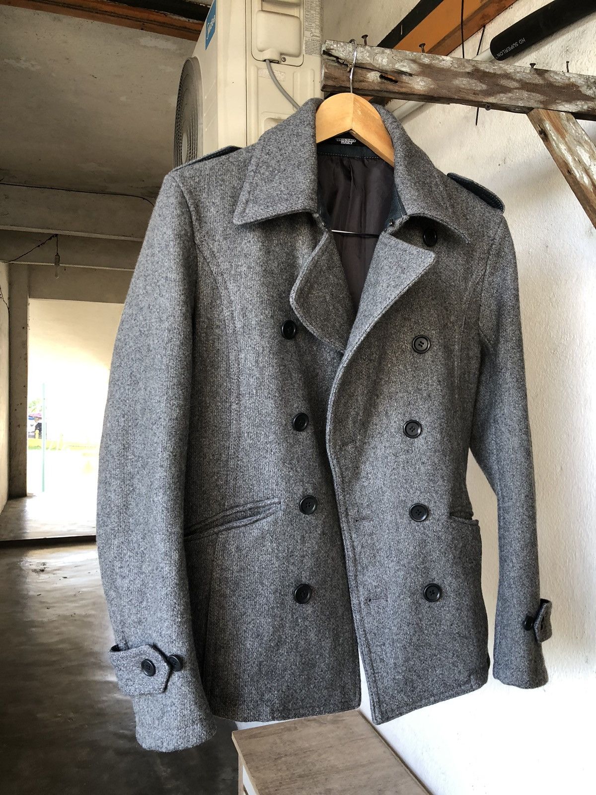If Six Was Nine Tornado Mart Japan Double Collar Wool Jacket Size M / US 6-8 / IT 42-44 - 4 Thumbnail