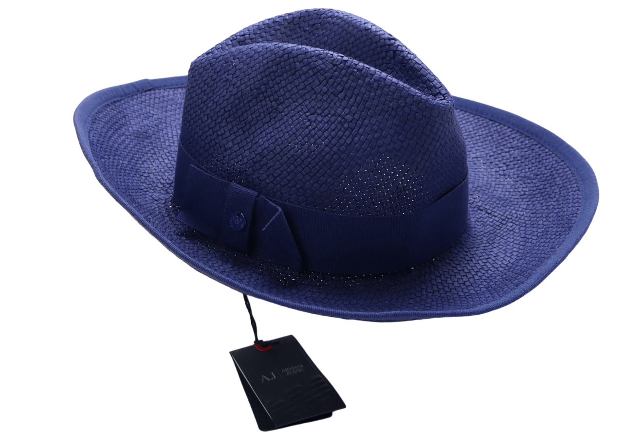 Armani ARMANI JEANS C5453 Hat Women's ONE SIZE Ribbon Royal Paper Size ONE SIZE - 1 Thumbnail