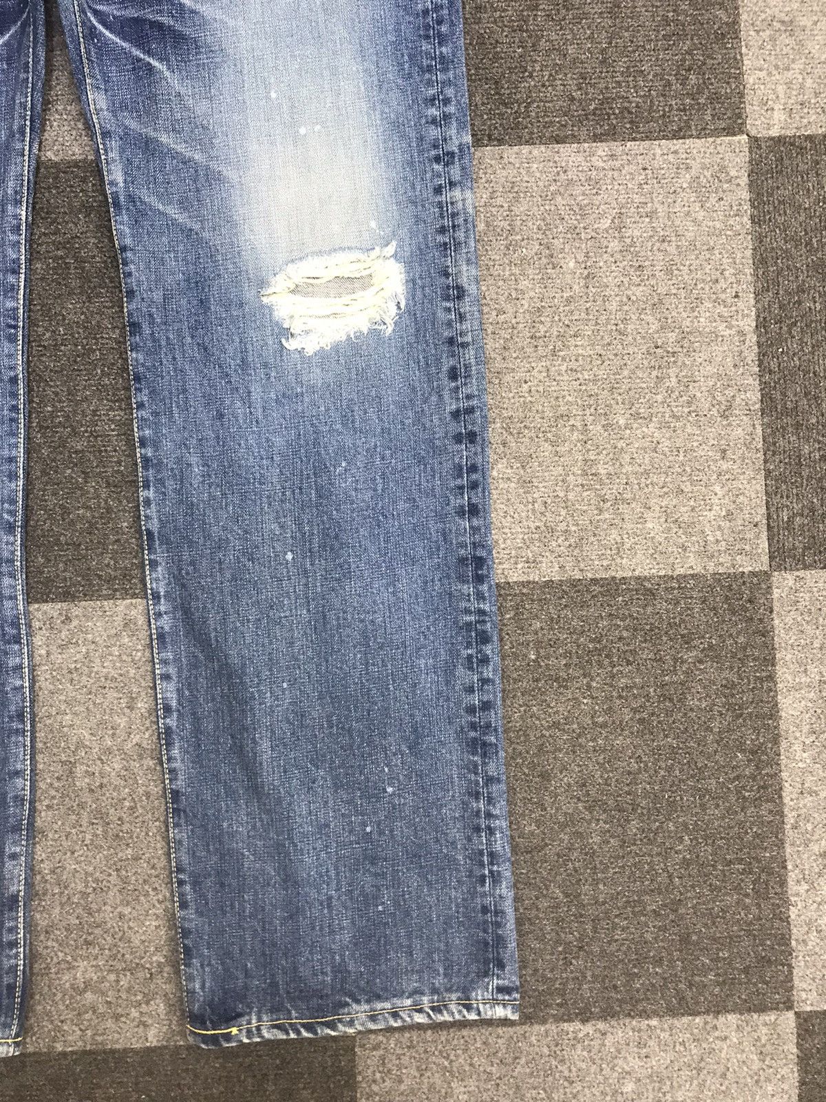 Japanese Brand × Spellbound SPELLBOUND Japan Patchwork Distressed Jeans Size US 35 - 6 Thumbnail