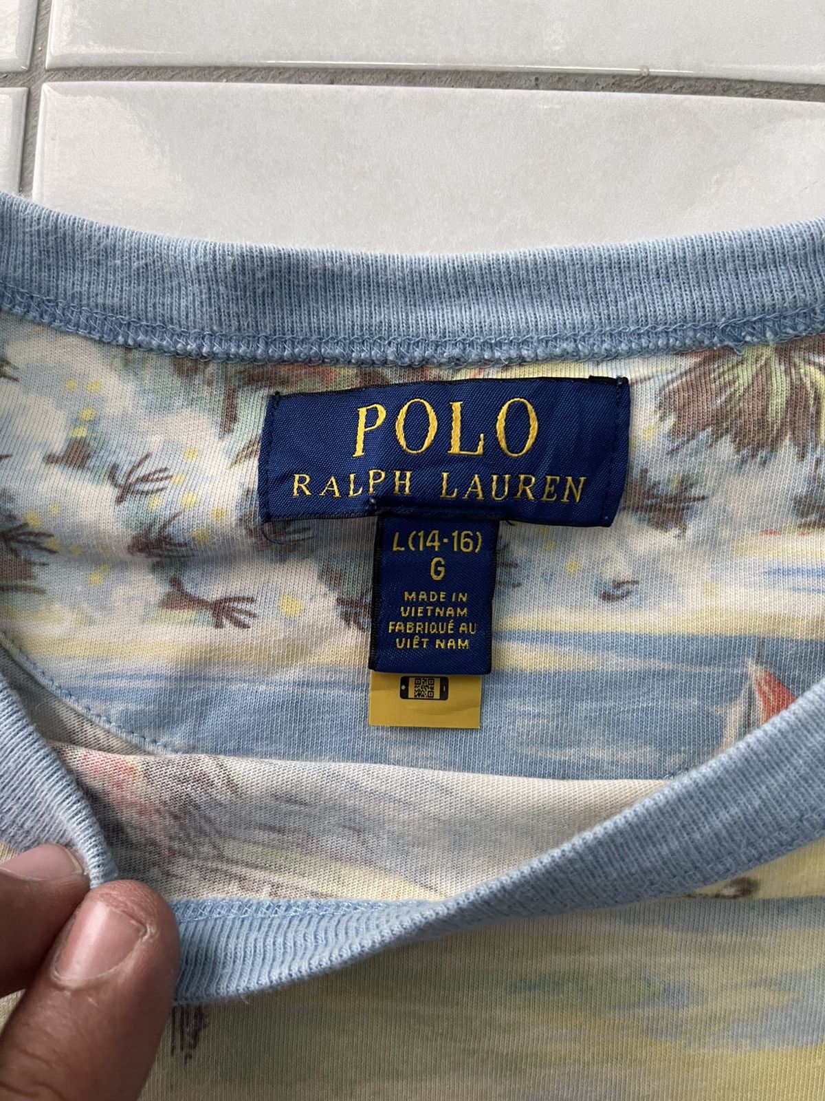 Polo Ralph Lauren POLO RALPH LAUREN TROPICAL PRINT COTTON TEE VERY RARE Size US L / EU 52-54 / 3 - 5 Thumbnail