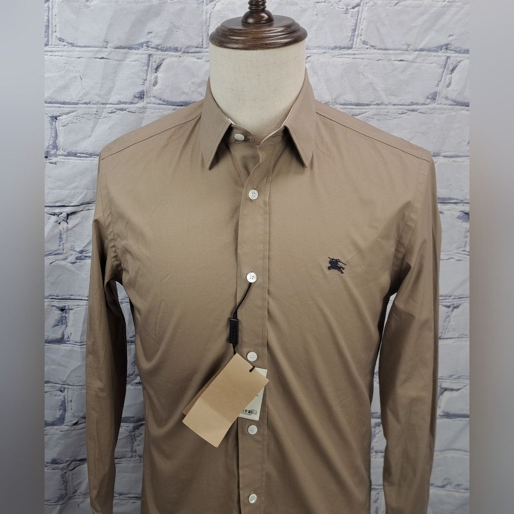 Burberry NWT Burberry Men's Cambridge Button Down Shirt Equestrian K Size US XS / EU 42 / 0 - 1 Thumbnail