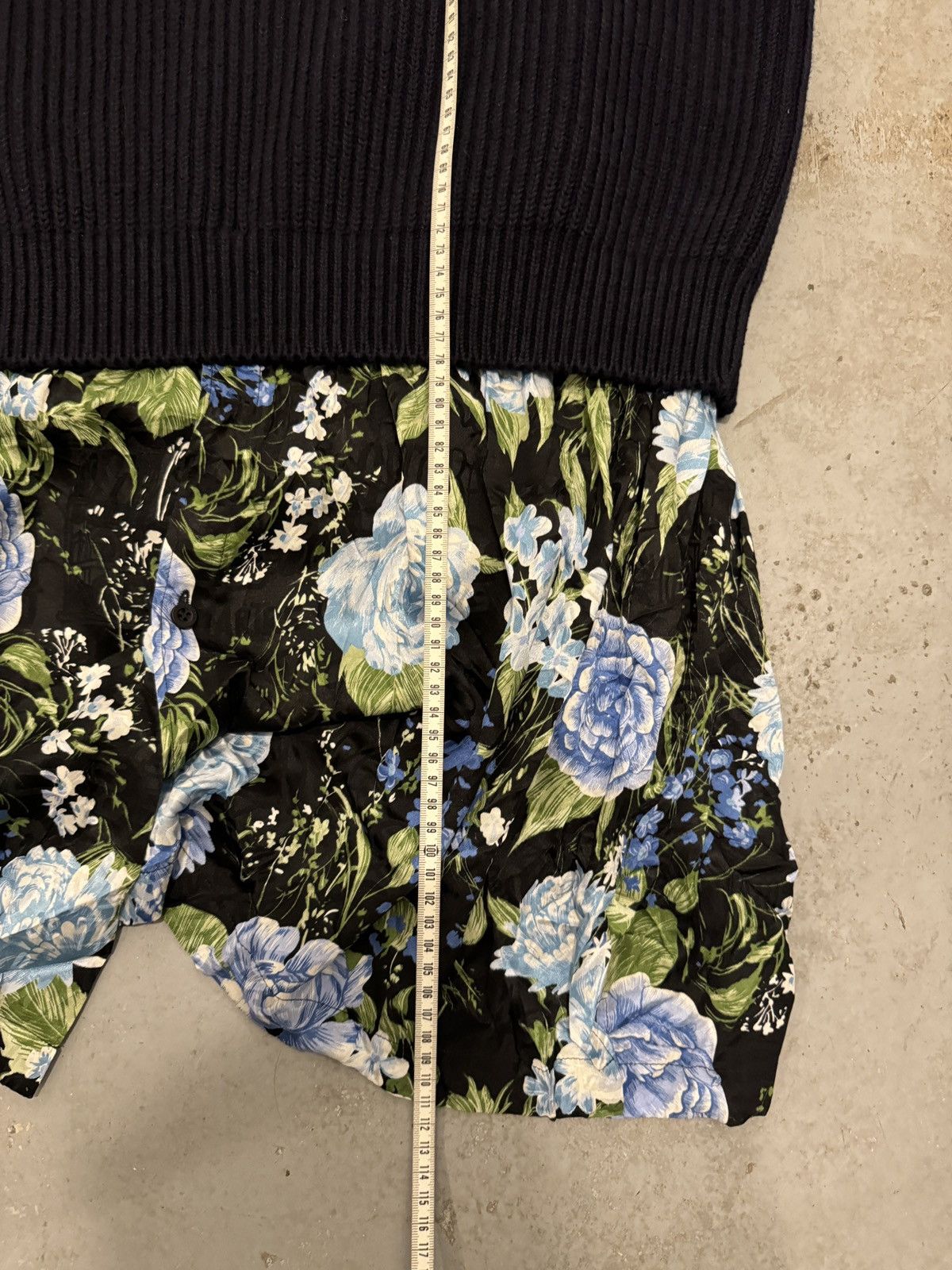 Balenciaga *RARE* BALENCIAGA DEMNA OVERSIZED LAYERED TROMPE OEIL FLORAL Size L / US 10 / IT 46 - 21 Thumbnail