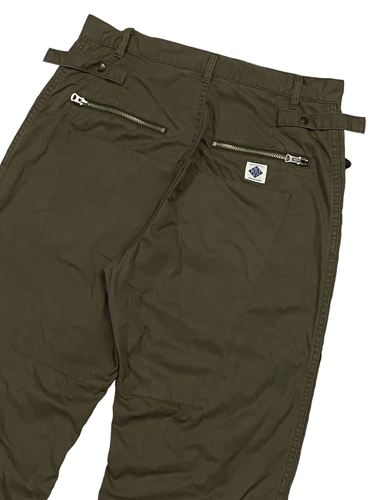 Japanese Brand × Post Overalls Rare💥Post Overalls Synchro Systems Parachute Cargo Pants Size US 33 - 18 Thumbnail