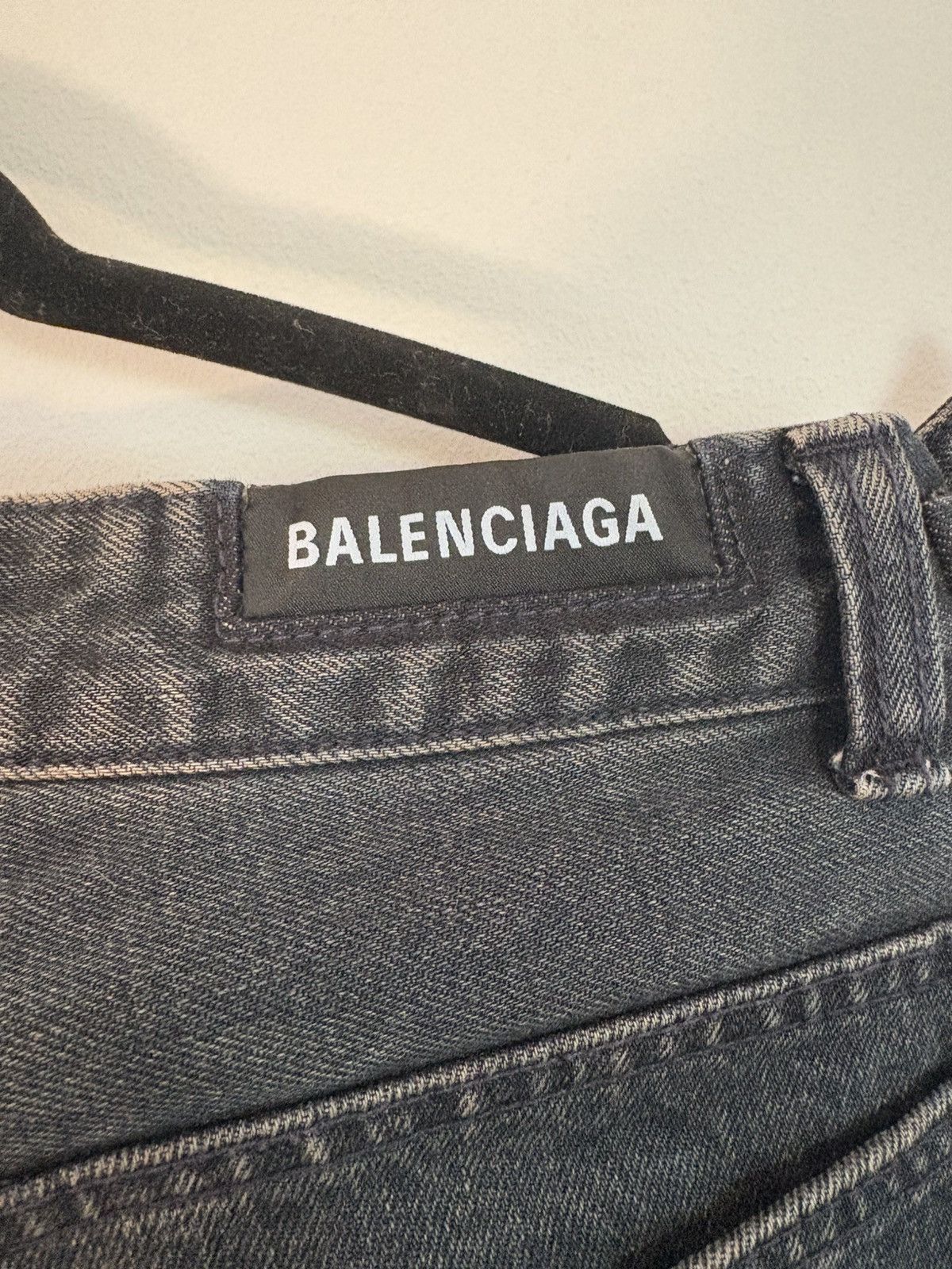 Balenciaga BALENCIAGA FW21 JAPANESE DENIM CARGO PANTS IN BLUE Size US 28 / EU 44 - 7 Thumbnail