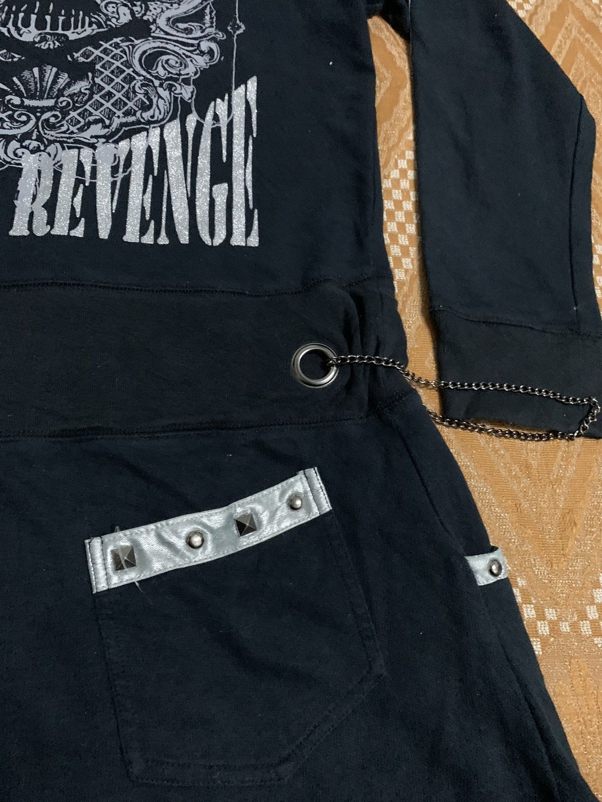 If Six Was Nine 🔥STUDDED🔥SEXPOX REVENGE STUDED HOODIE RARE DESIGN Size L / US 10 / IT 46 - 10 Thumbnail