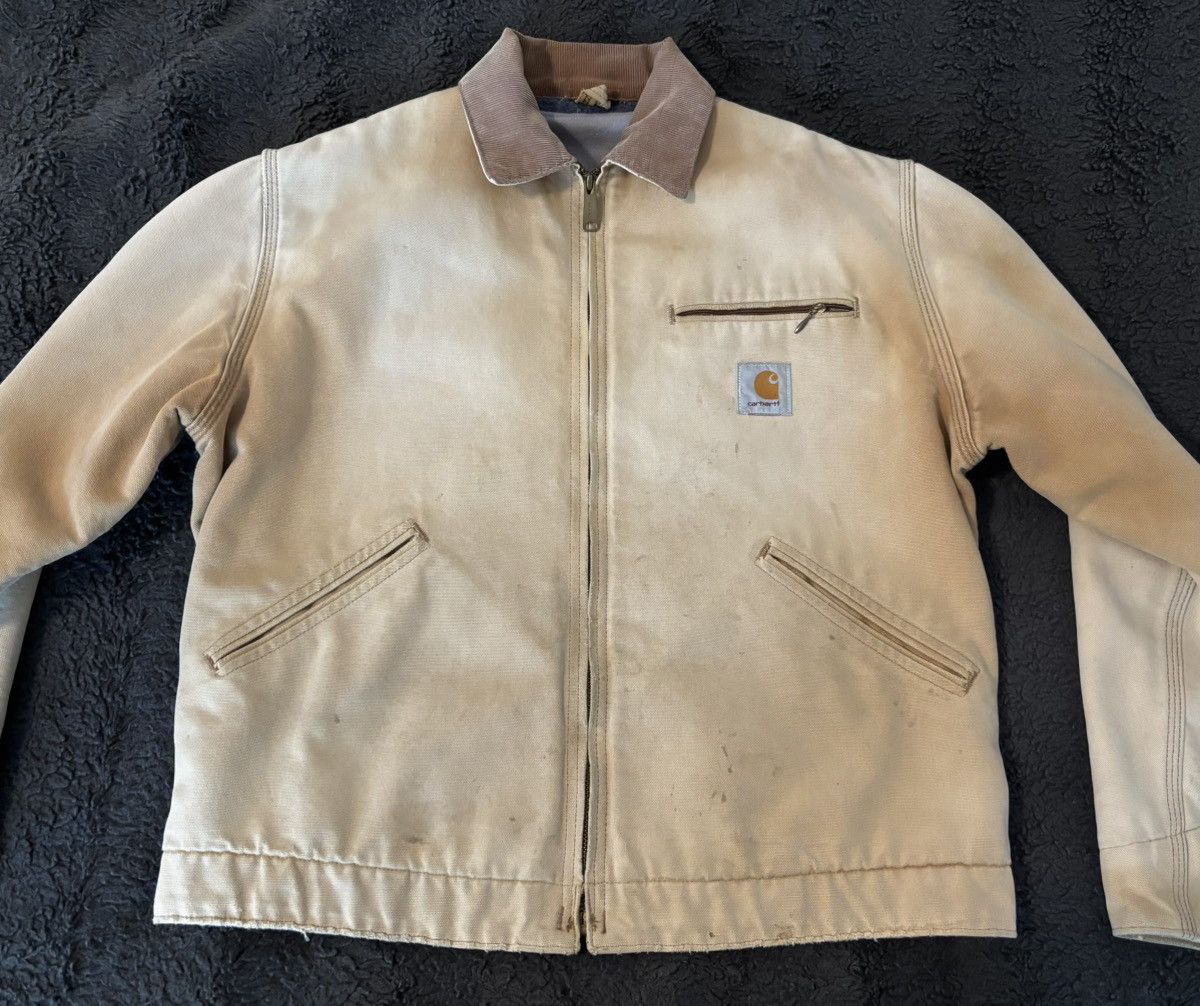 Carhartt Vintage 90s Carhartt 6BLJ Detroit Jacket - Desert Fade Size US M / EU 48-50 / 2 - 3 Thumbnail