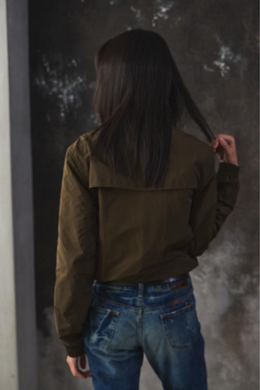 Burberry Burberry Brit Olive Green Bomber Jacket Size US XS / EU 42 / 0 - 5 Thumbnail