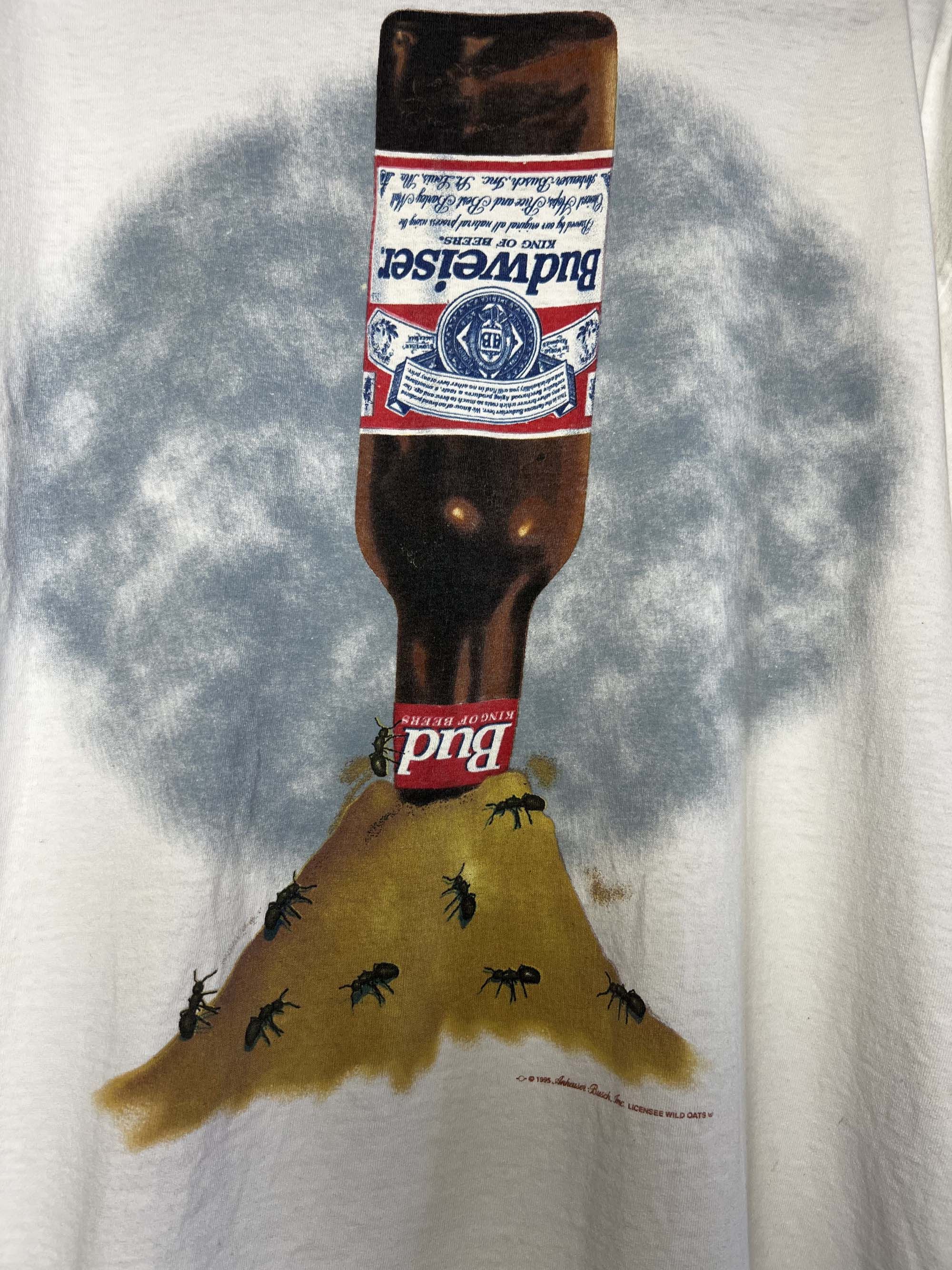Budweiser Vintage 1995 Wild Oats Budweiser T-Shirt Size US XL / EU 56 / 4 - 11 Thumbnail