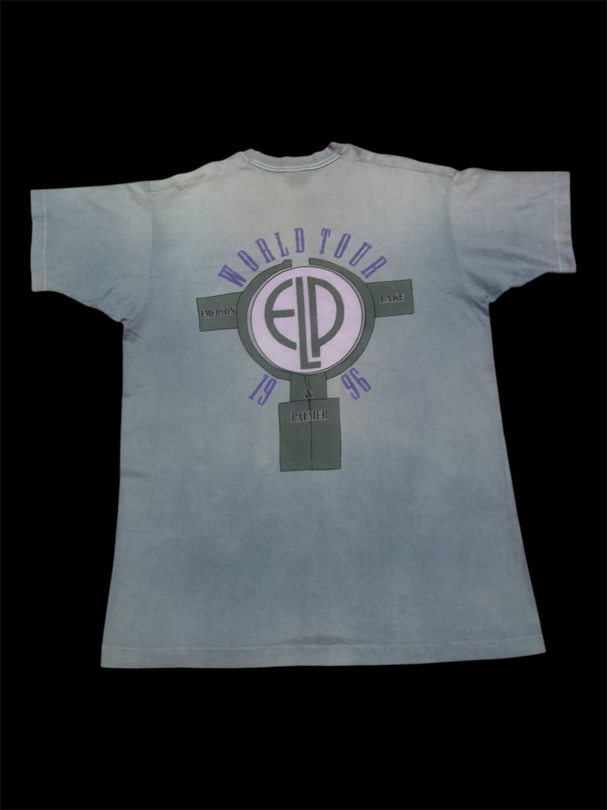 Band Tees Vintage 90s Emerson, Lake & Palmer World Tour Shirt Size US XL / EU 56 / 4 - 3 Thumbnail