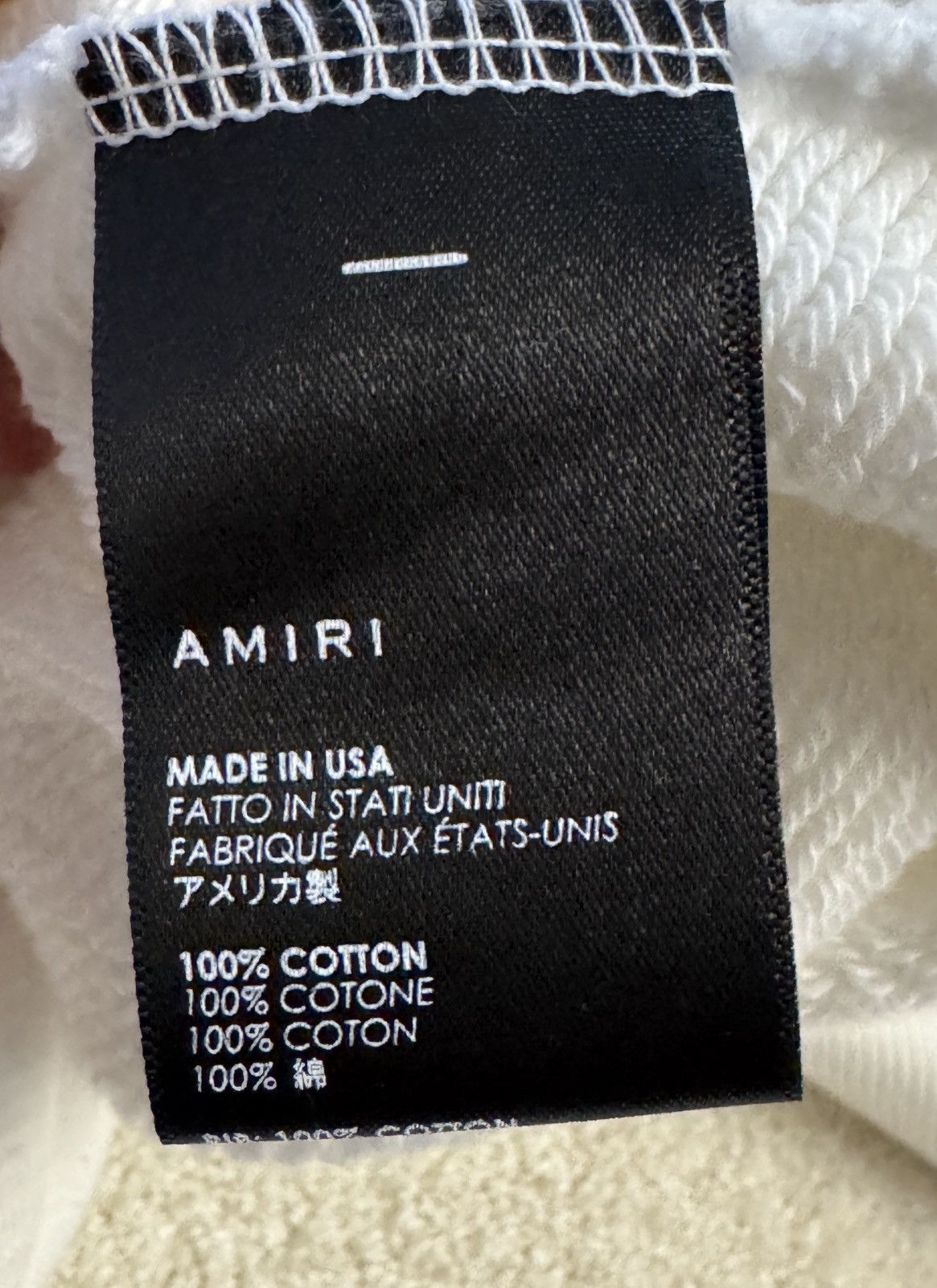 Amiri 💠Amiri💠 BANDANA SWEATER WHITE (L) Size US L / EU 52-54 / 3 - 5 Thumbnail