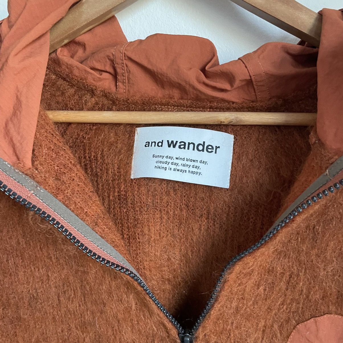 And Wander And wander wooly sweater parka pullover Size US L / EU 52-54 / 3 - 3 Thumbnail