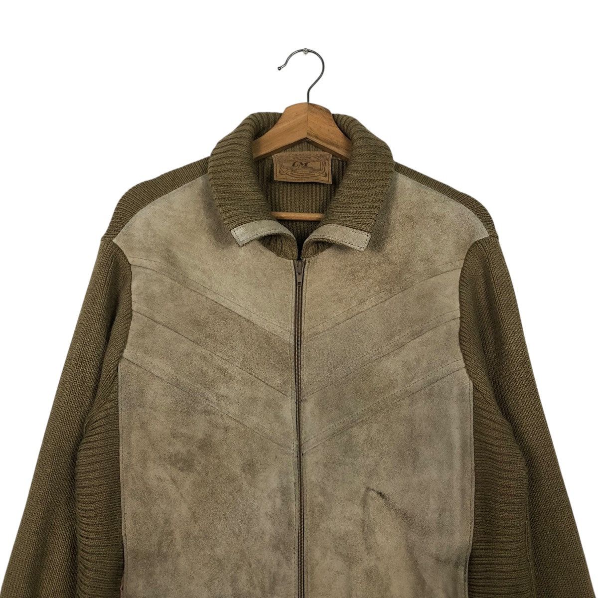 Japanese Brand 🔥VINTAGE LEATHER JACKET BIKER LANDMARK ISSEY MIYAKE Size US L / EU 52-54 / 3 - 5 Thumbnail