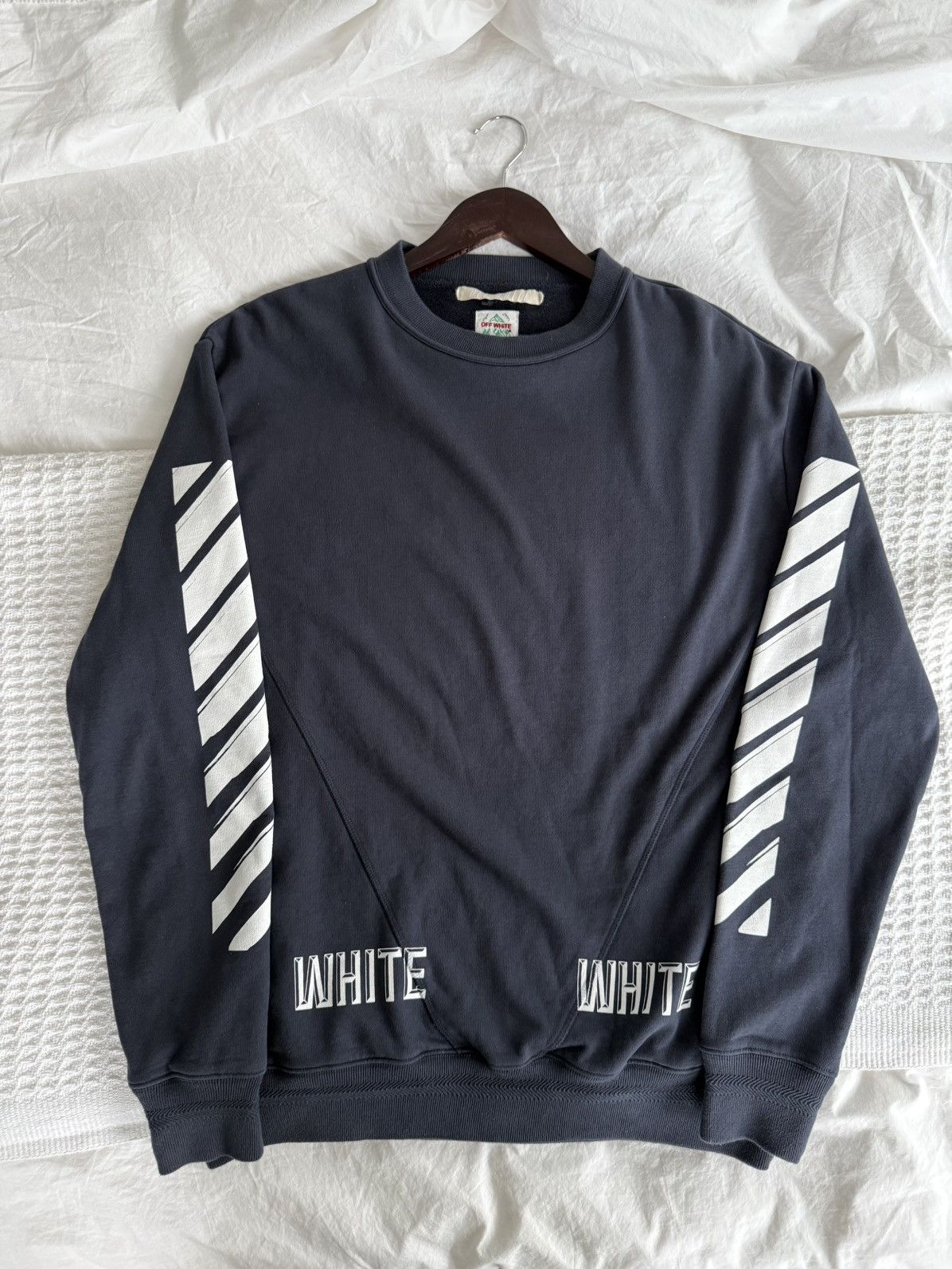 Off-White Off-White x Virgil Abloh Crewneck Sz Small RARE Size US S / EU 44-46 / 1 - 2 Thumbnail