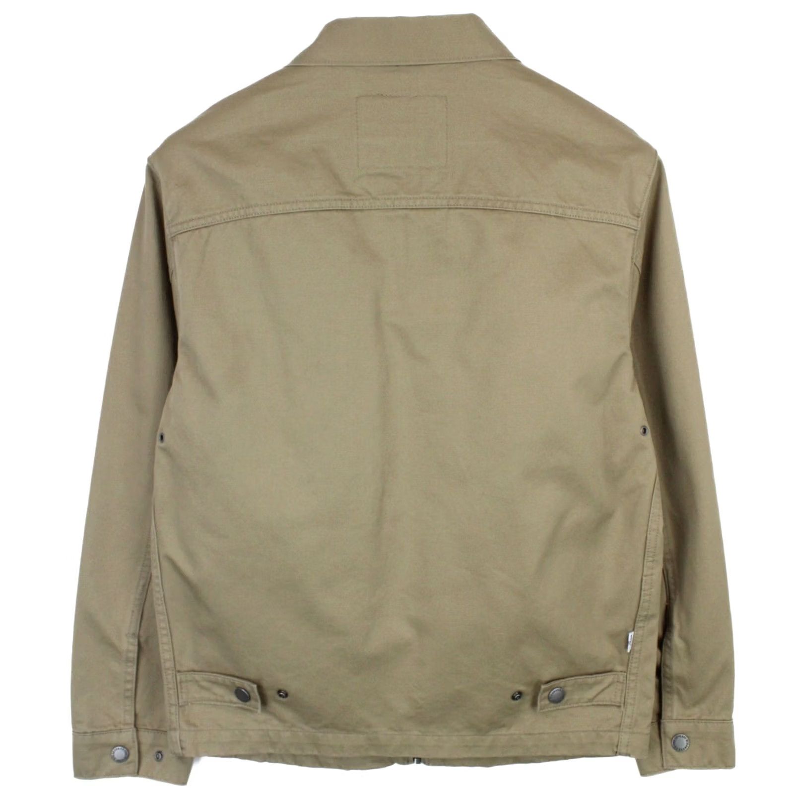 Levi's Levi's Jacket Mens SMALL Lightweight Full Zip Polo Collar Khaki Brown Size US S / EU 44-46 / 1 - 2 Thumbnail