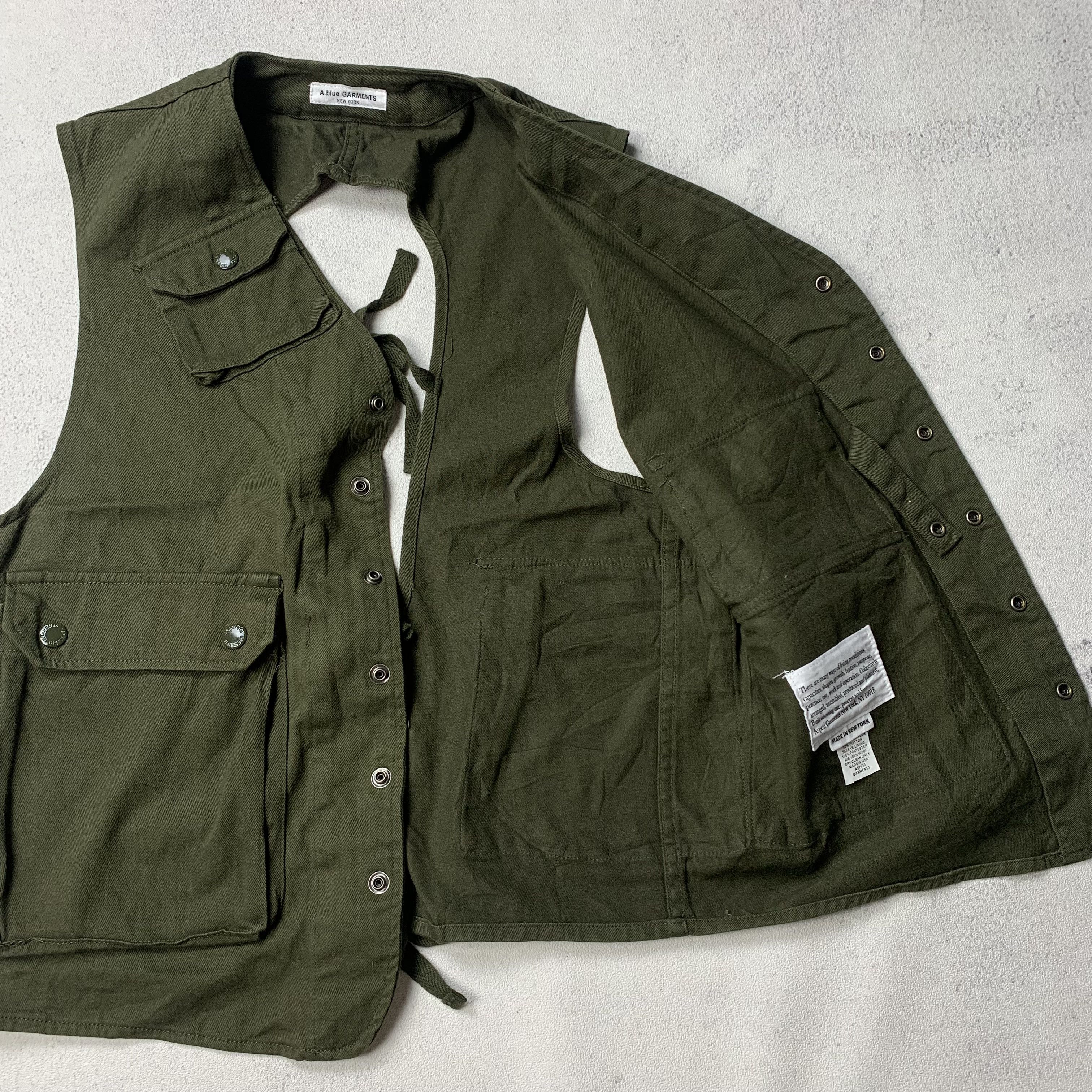 Aspesi Aspesi Multi Pocket Utility Military Vest Size US M / EU 48-50 / 2 - 4 Thumbnail