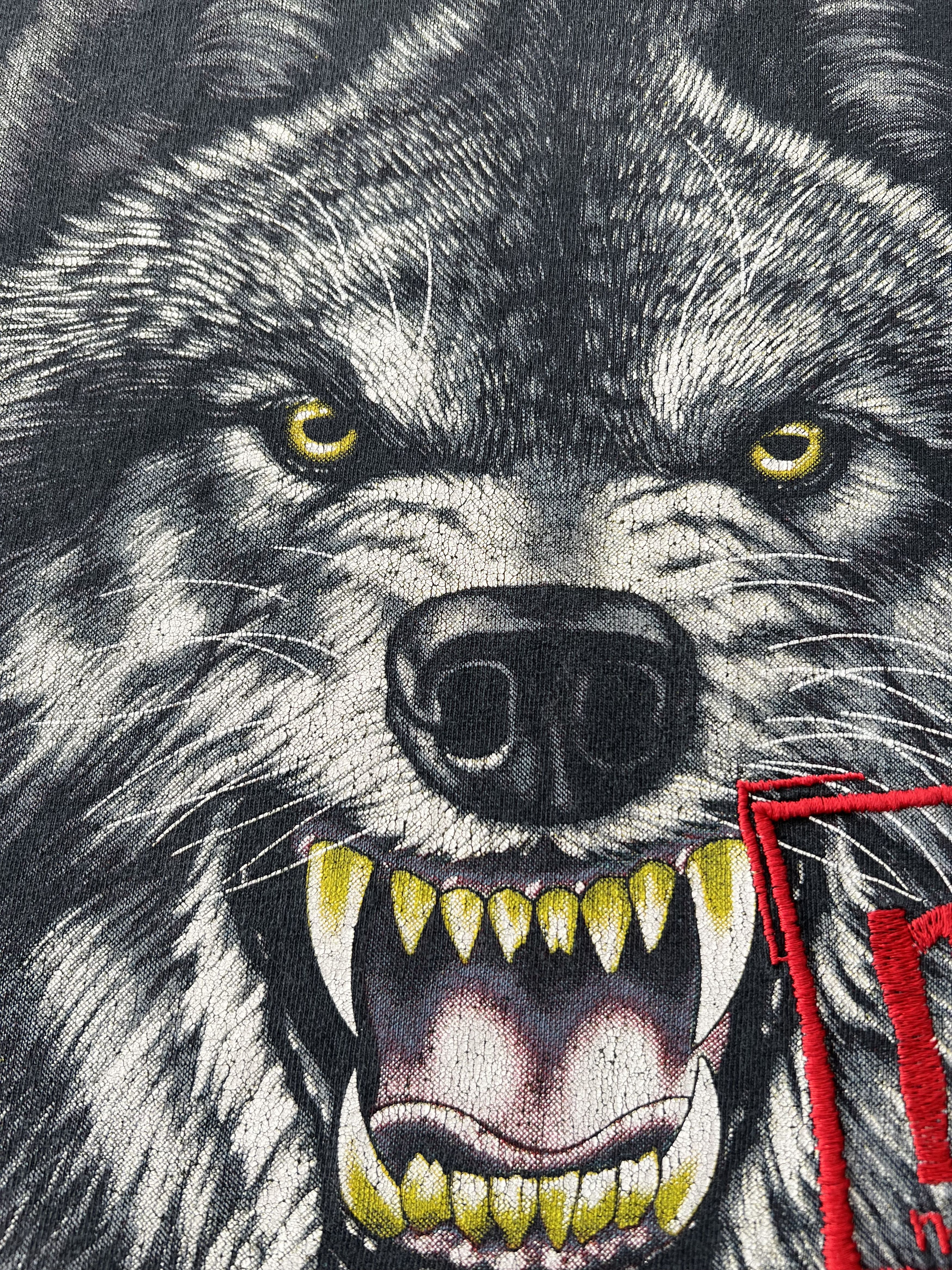 WWE Vintage 1998 NWO New World Order Wolf WWE Black T-shirt Size US XL / EU 56 / 4 - 4 Thumbnail