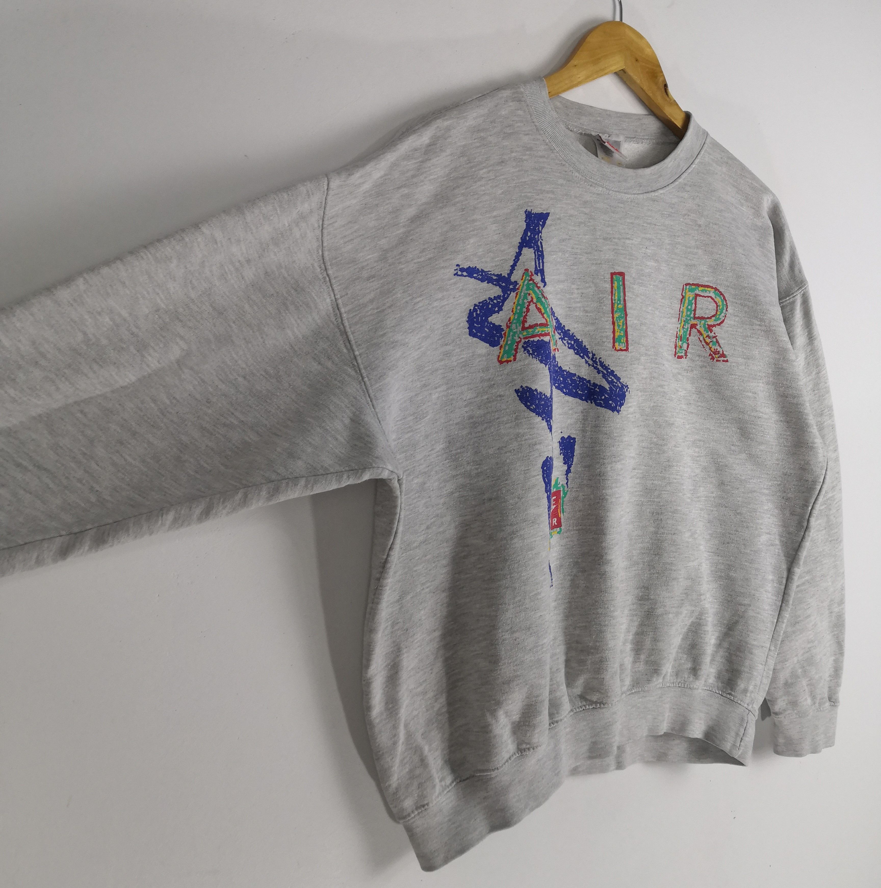 Nike Vintage 90s Nike Air Sweatshirt Big Logo Nike Sweater Size US M / EU 48-50 / 2 - 3 Thumbnail