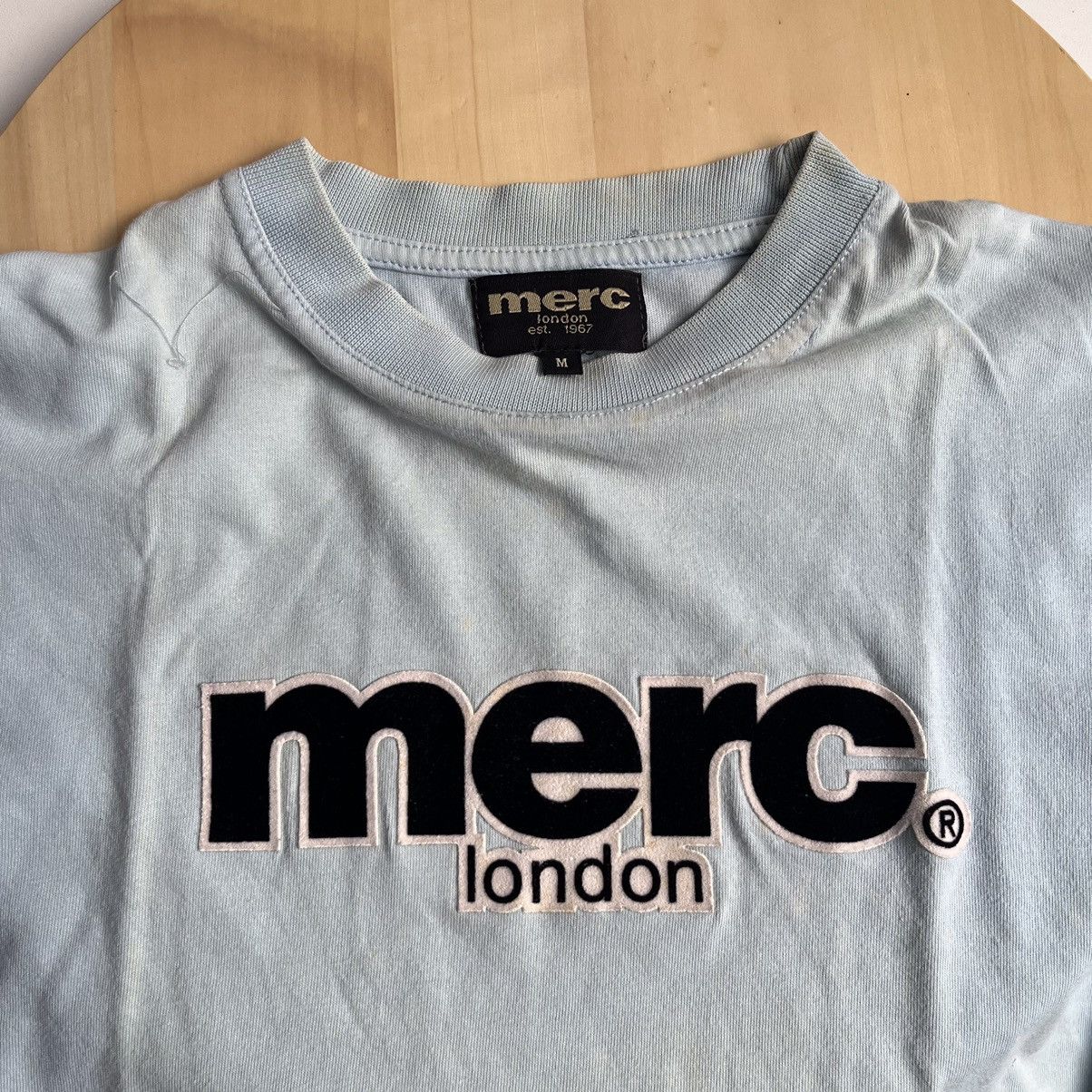 Merc × Other UK Vintage 90s Merc London Tee tshirt light blue mods fit cott Size US M / EU 48-50 / 2 - 5 Thumbnail