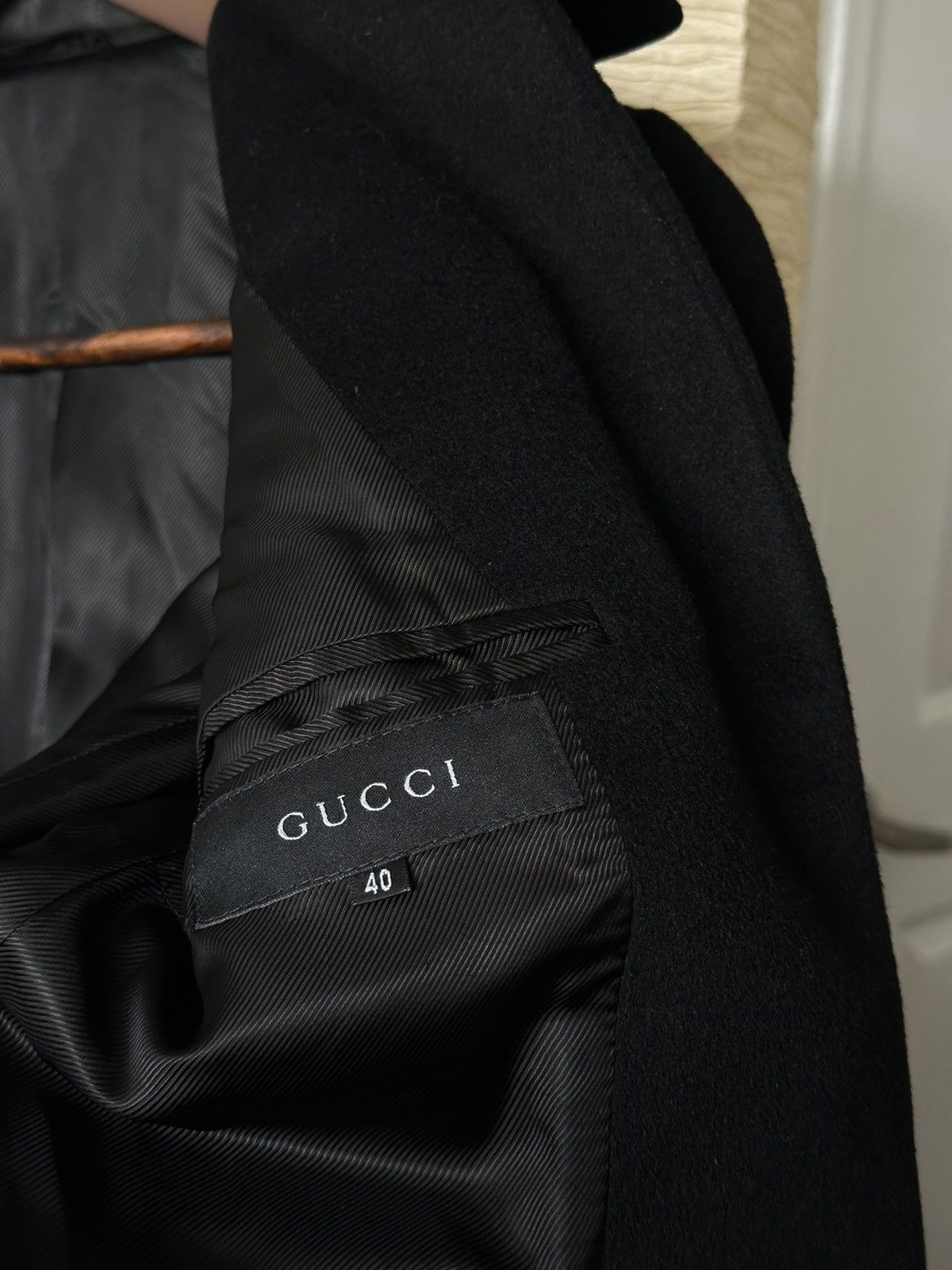 Gucci Gucci Tom Ford Era Cashmere Military Coat With Leather Belt Size S / US 4 / IT 40 - 13 Thumbnail