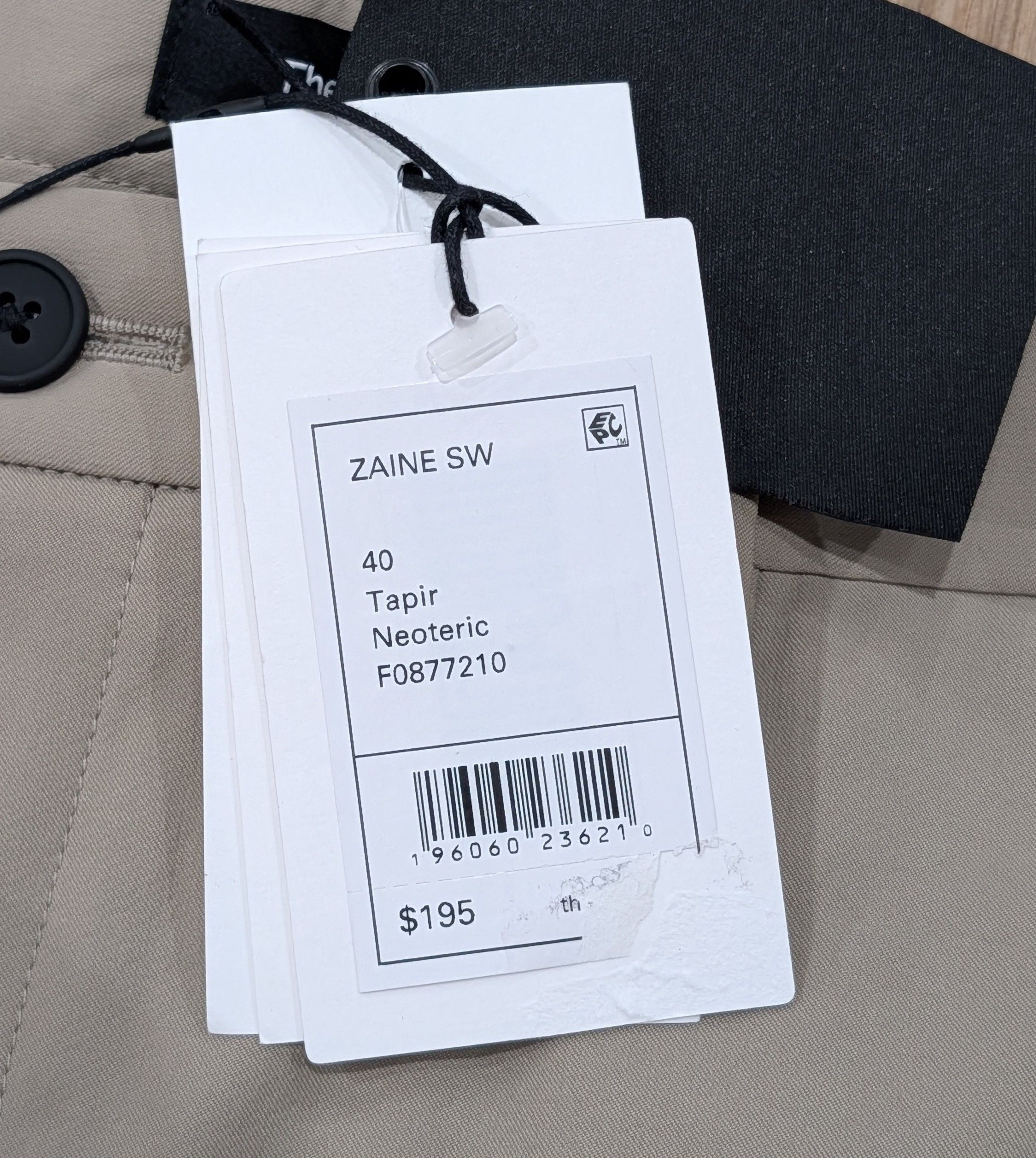 Theory Theory "Zaine" Neoteric Pants Tapir Brown US 40 Slim Size US 40 / EU 56 - 8 Thumbnail