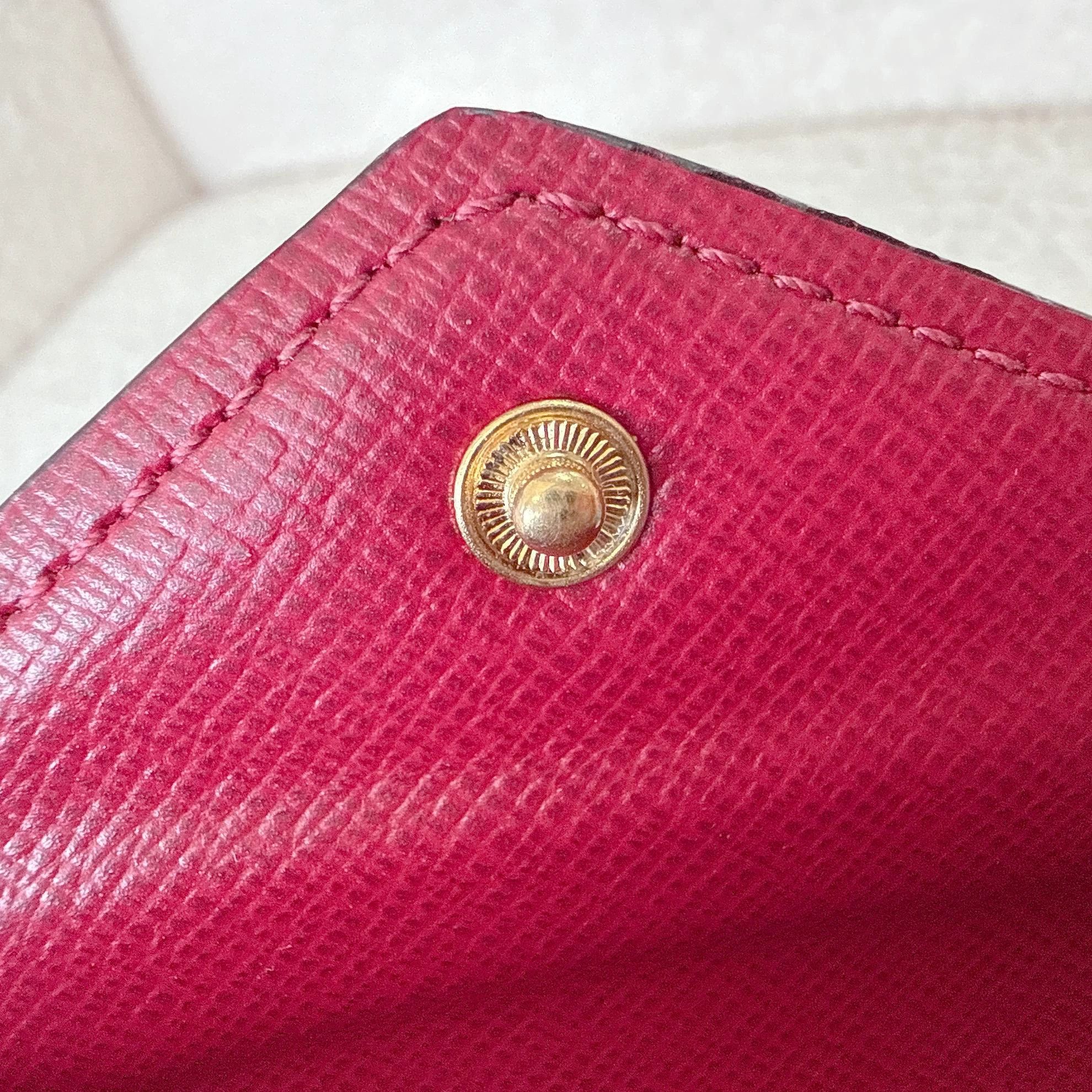Louis Vuitton LV Victorine Short Wallet Red Bean 1579 Size ONE SIZE - 7 Thumbnail