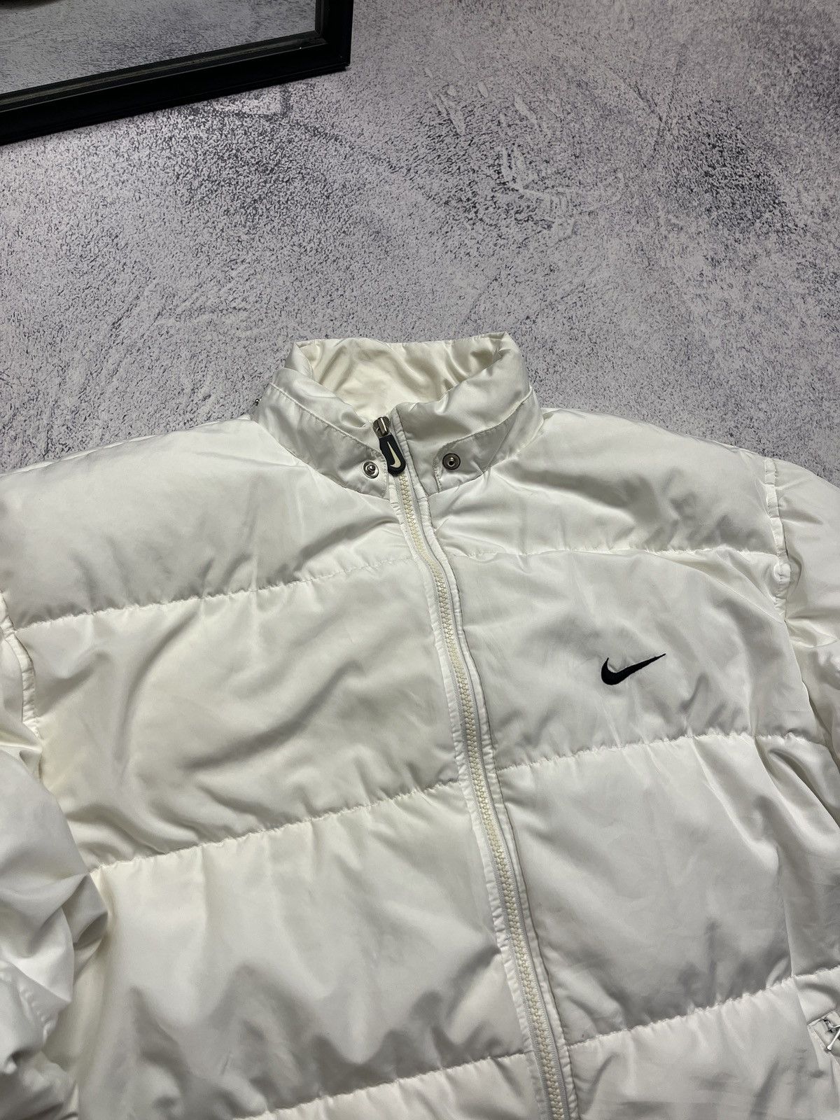 Nike RARE Vintage Nike Puffer Jacket Spellout Big Logo 90’s Y2k Size US S / EU 44-46 / 1 - 13 Thumbnail