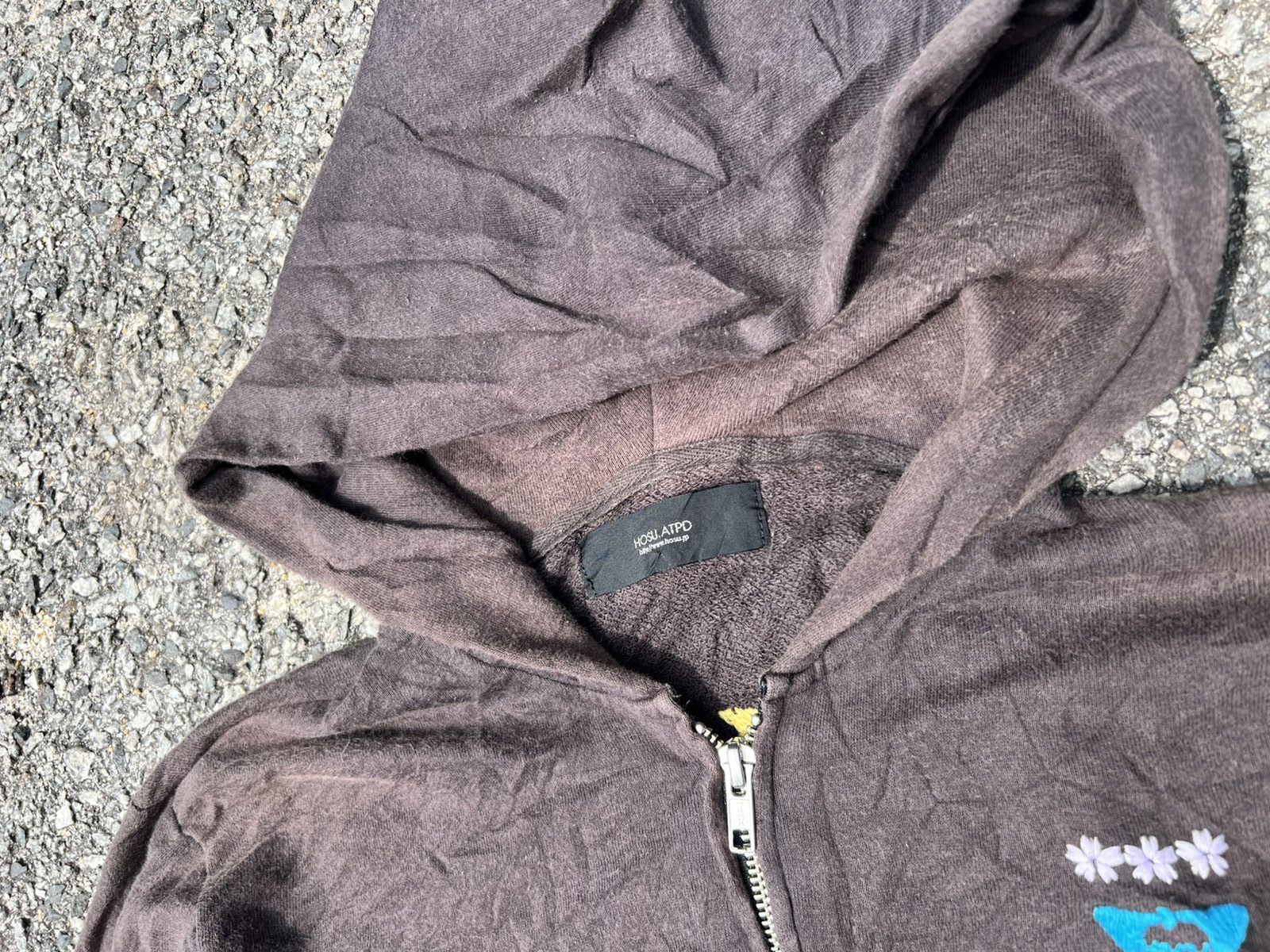 Designer × Japanese Brand Hosu ATPD Sun Faded Hoodie Size S / US 4 / IT 40 - 5 Thumbnail