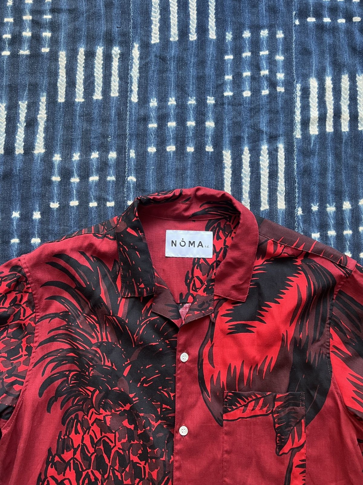 Japanese Brand Nomarhythm Textile Japan Pineapple Shirt Size US L / EU 52-54 / 3 - 3 Thumbnail