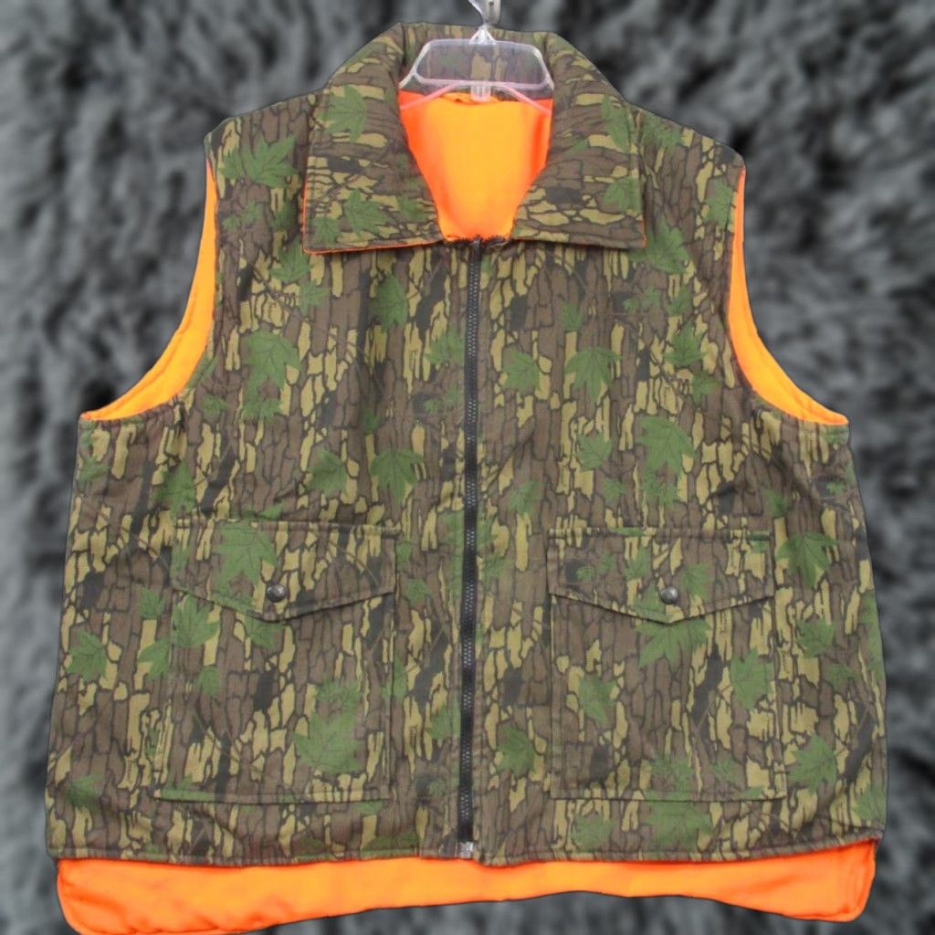 Vintage Winchester Vest Mens XL Trebark Camouflage Reversible Outdoor Hunting Vest Size US XL / EU 56 / 4 - 1 Thumbnail