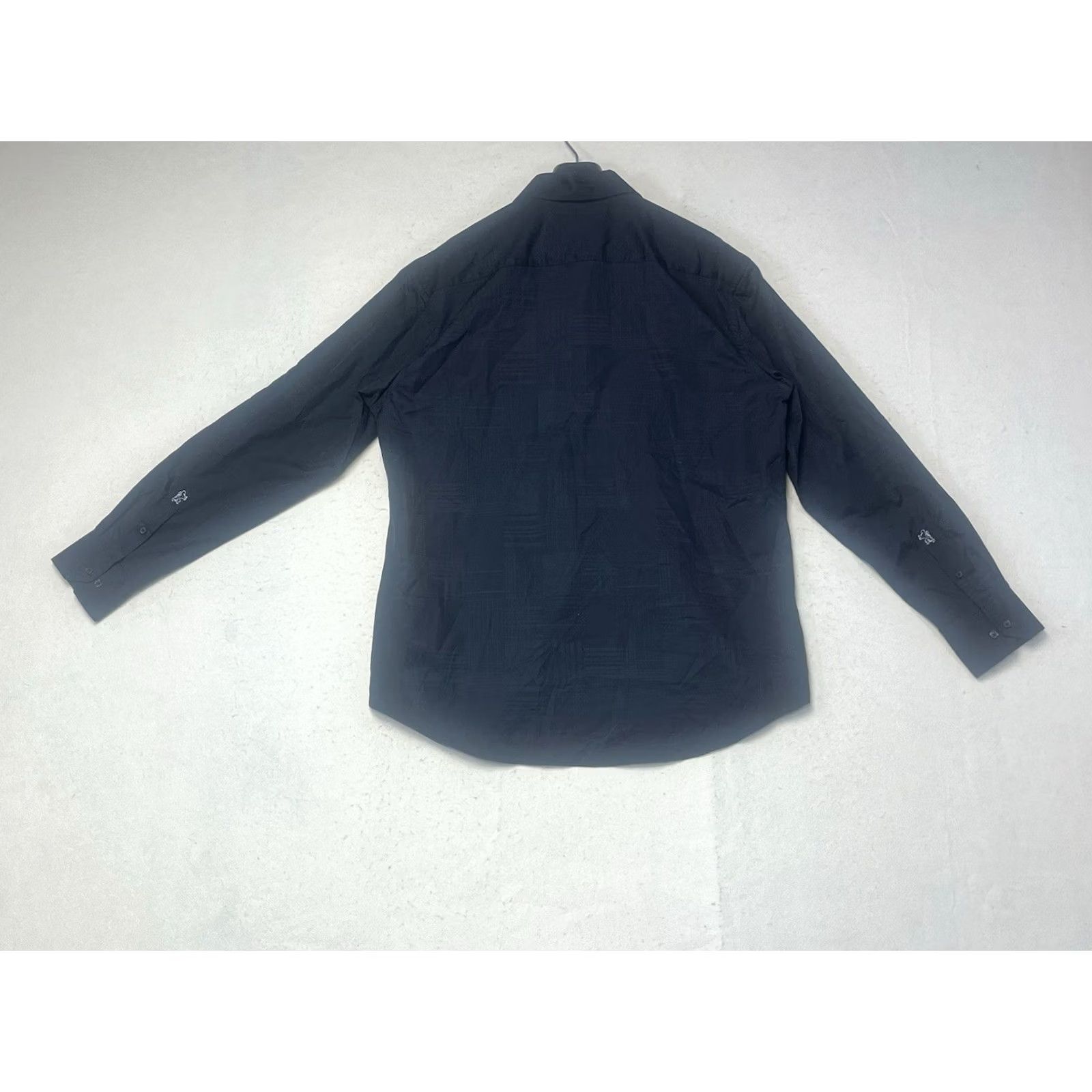 BUGATCHI Bugatchi Shirt Mens 2XL Black Button Up Long Sleeve Size US XXL / EU 58 / 5 - 2 Thumbnail