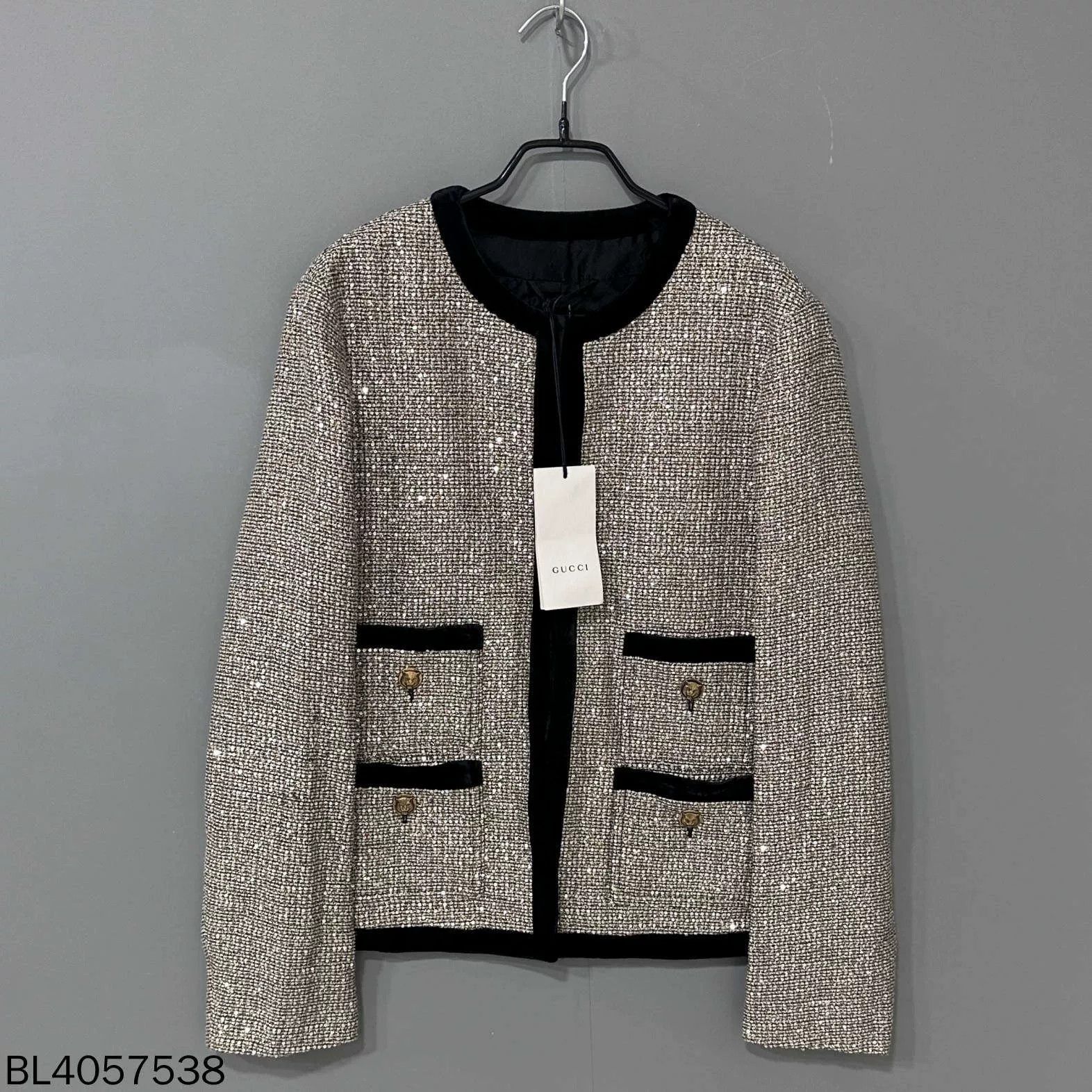 Gucci Gucci Sequin Tweed Showpiece Jacket Size M / US 6-8 / IT 42-44 - 1 Thumbnail
