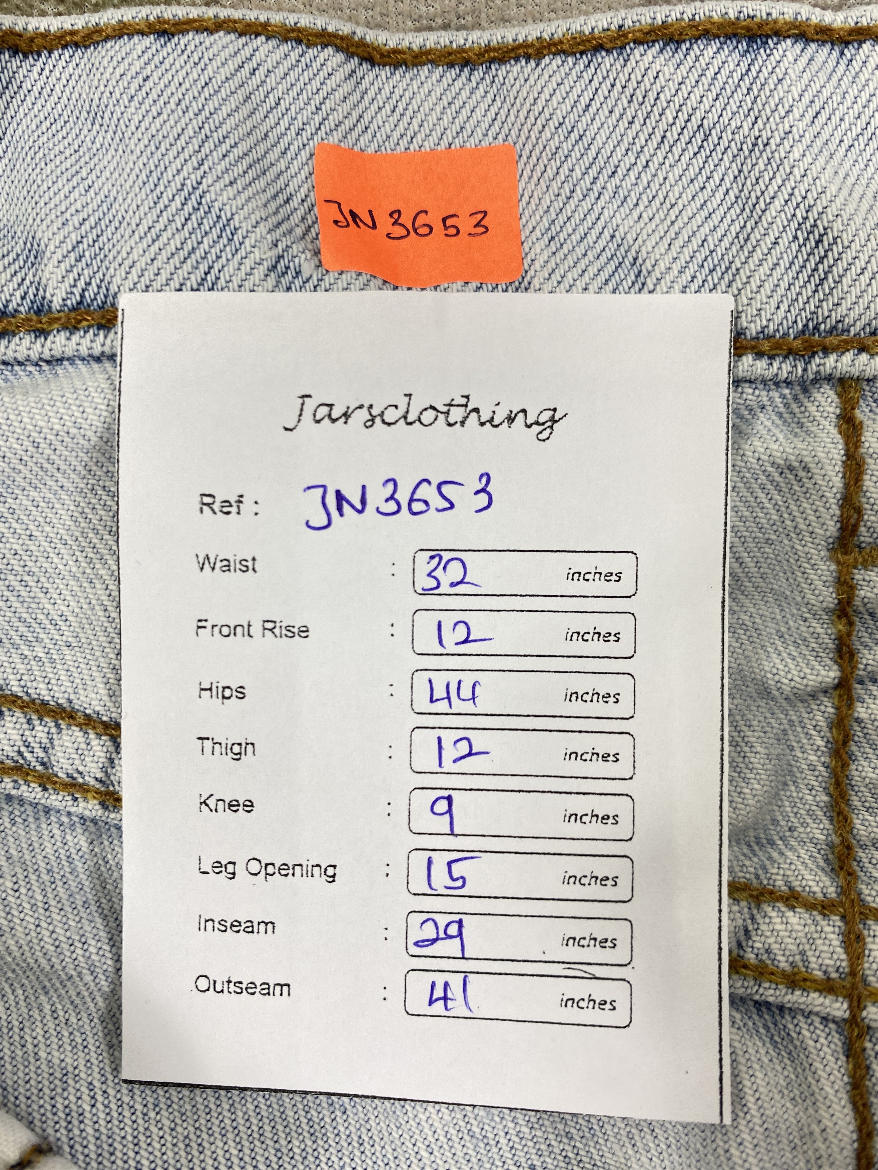 Levi's Light Blue Wash Vintage Levi's Jeans 32x29 Denim- JN3653 Size US 32 / EU 48 - 8 Thumbnail