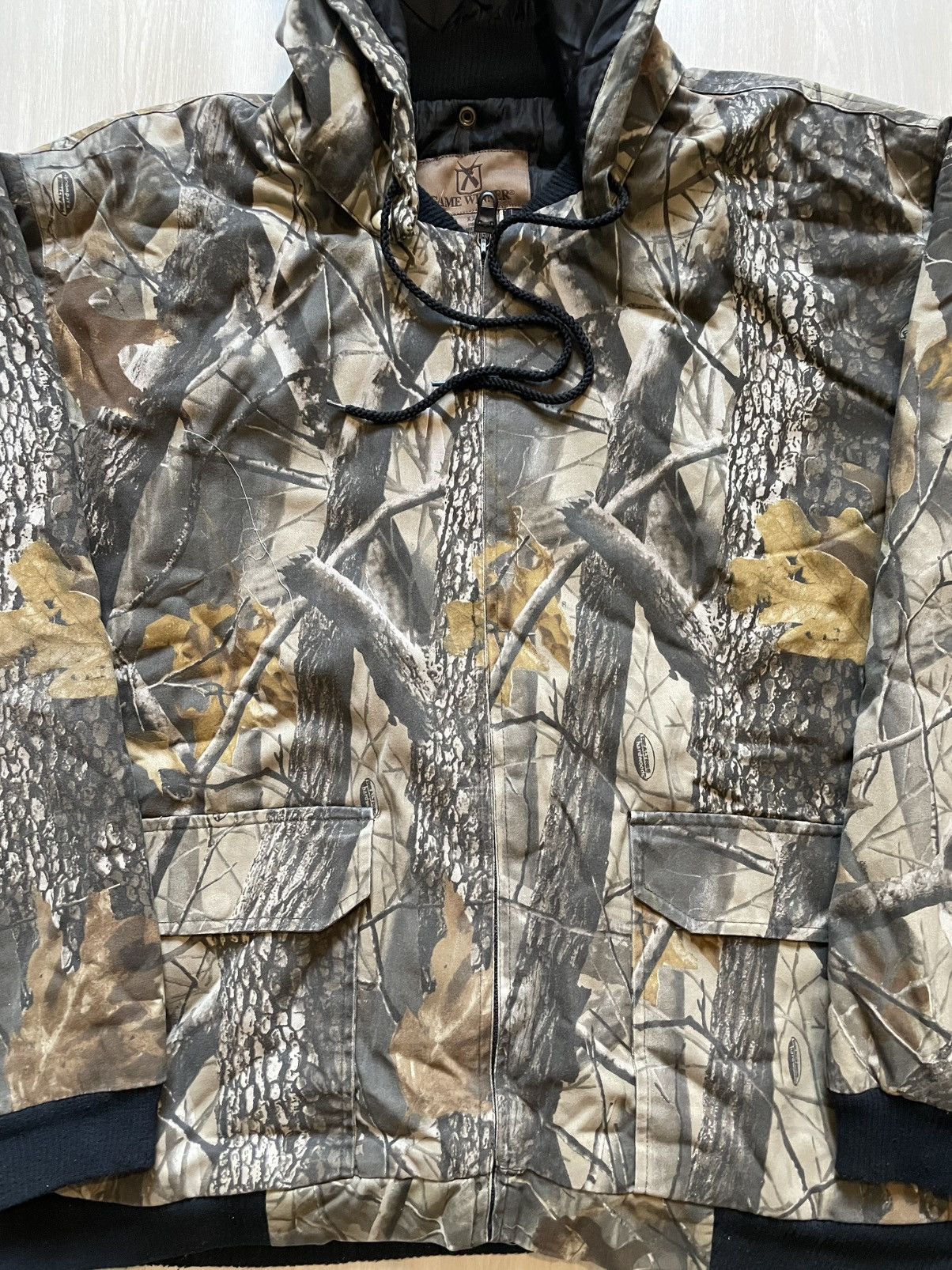 Realtree Vintage Game Winner Realtree Hardwoods Jacket W/ Hood Sz 2XL Size US XXL / EU 58 / 5 - 2 Thumbnail