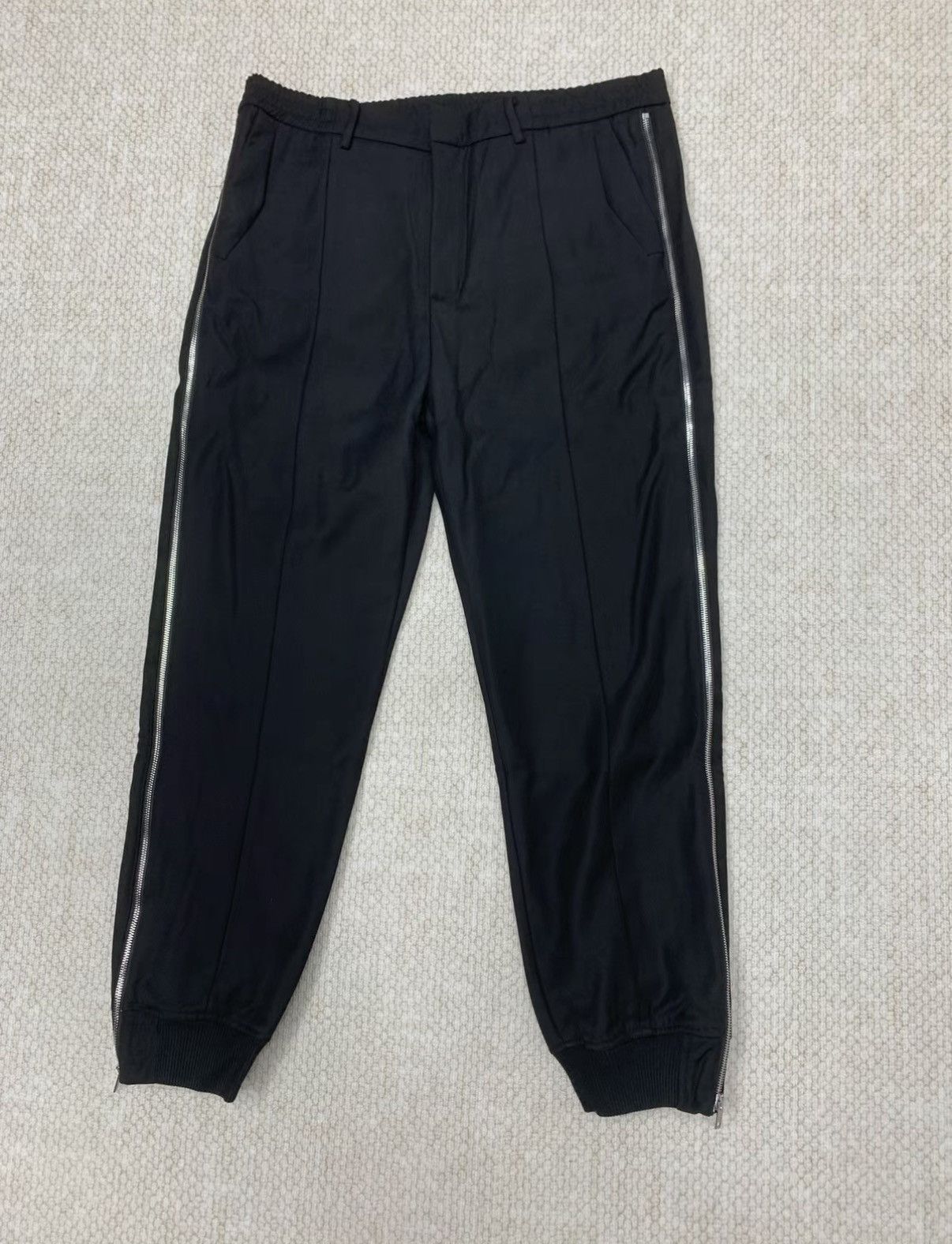 Juun.J JUNN.J Designer Winter Thickened Side-Zip Men's Pants Size US 40 / EU 56 - 1 Thumbnail