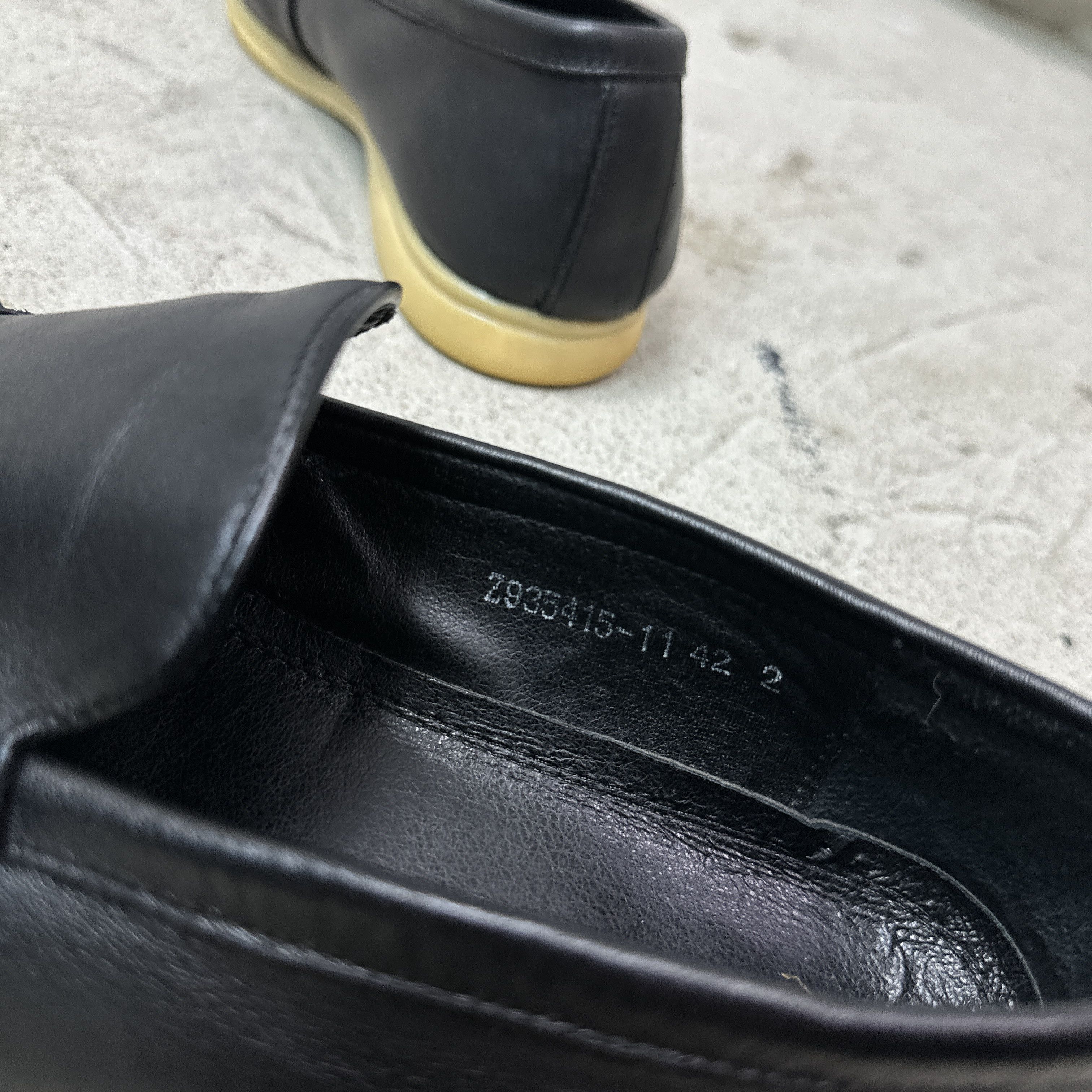 Vintage Vintage Leather Biker Loro Piana Walk Loafers Y2K Size US 9 / EU 42 - 6 Thumbnail