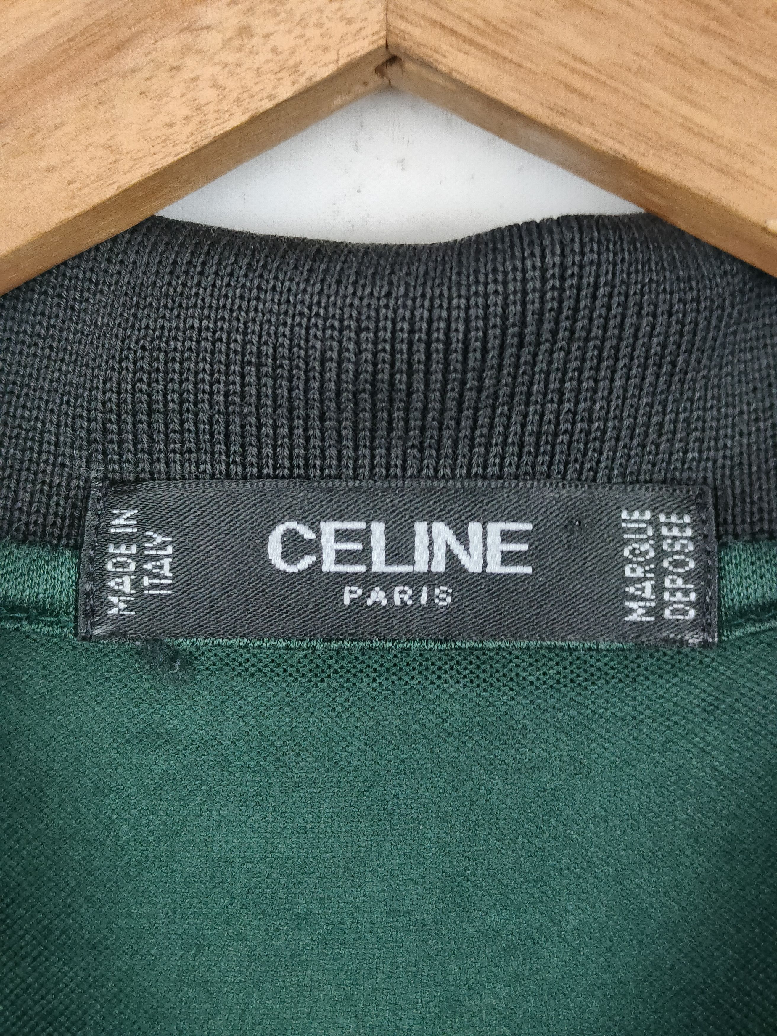 Celine × Vintage Vintage Celine Paris Polo Shirt Size US M / EU 48-50 / 2 - 4 Thumbnail