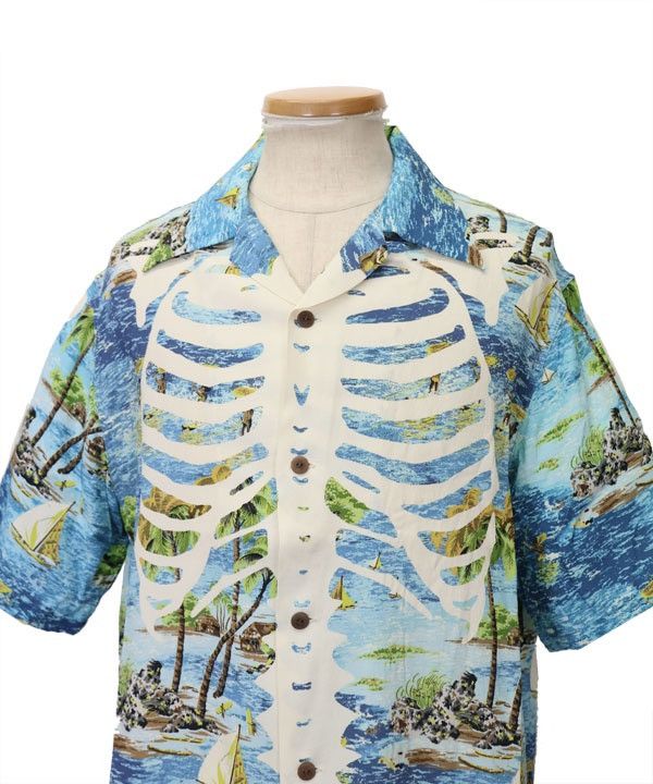 Kapital Kapital bone rayon aloha shirts size 3 Size US L / EU 52-54 / 3 - 5 Thumbnail